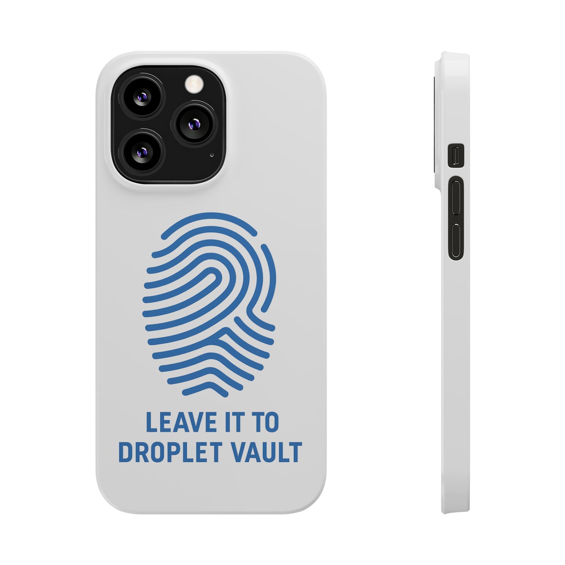 Droplet Vault Fingerprint Phone Grip – DNA-Inspired Expandable Stand