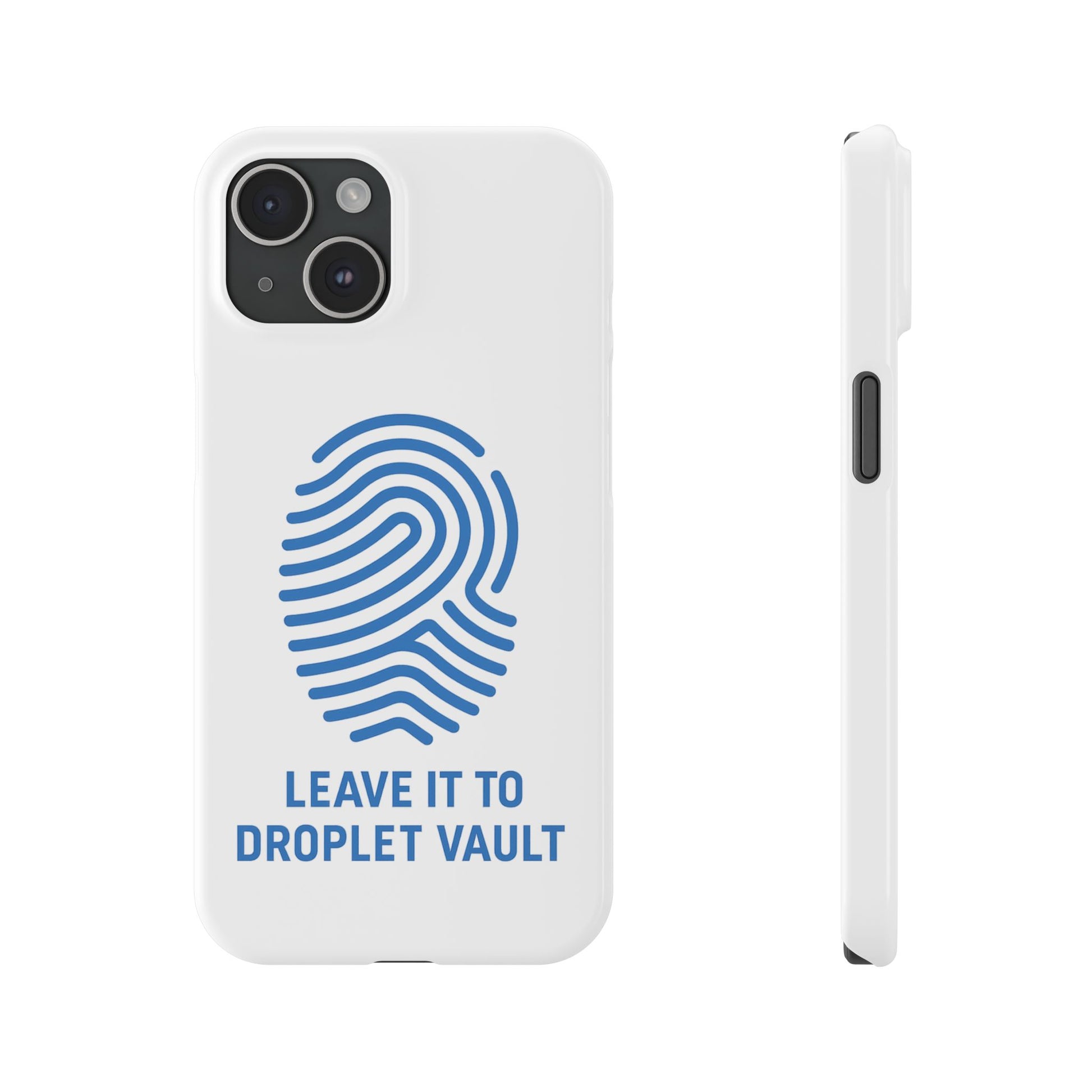 Droplet Vault Fingerprint Phone Grip – DNA-Inspired Expandable Stand