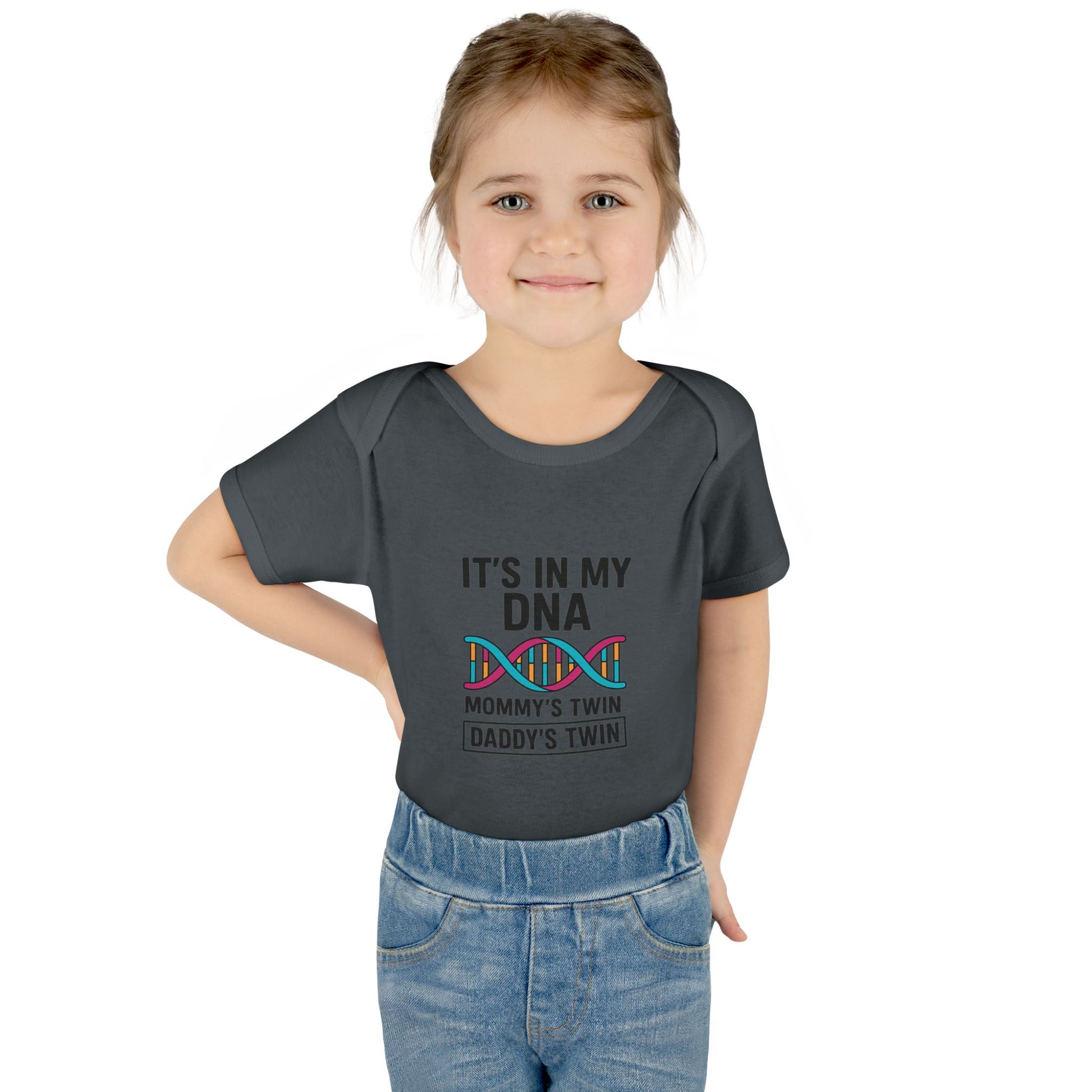 It’s in My DNA – Gender Reveal Baby Onesie (Unisex Bodysuit)