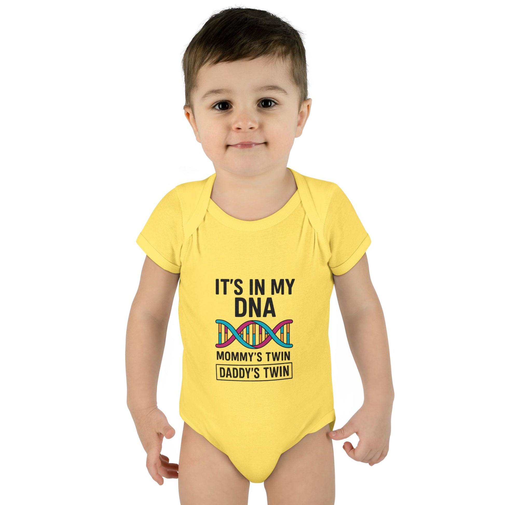 It’s in My DNA – Gender Reveal Baby Onesie (Unisex Bodysuit)