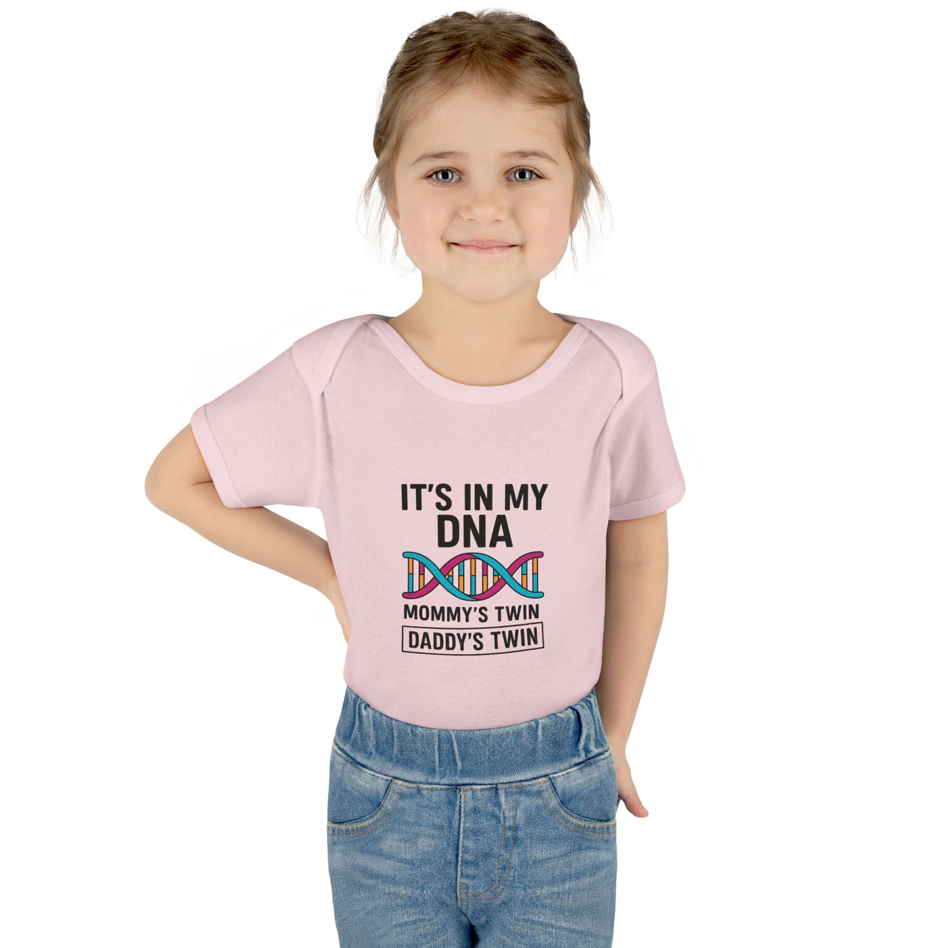 It’s in My DNA – Gender Reveal Baby Onesie (Unisex Bodysuit)
