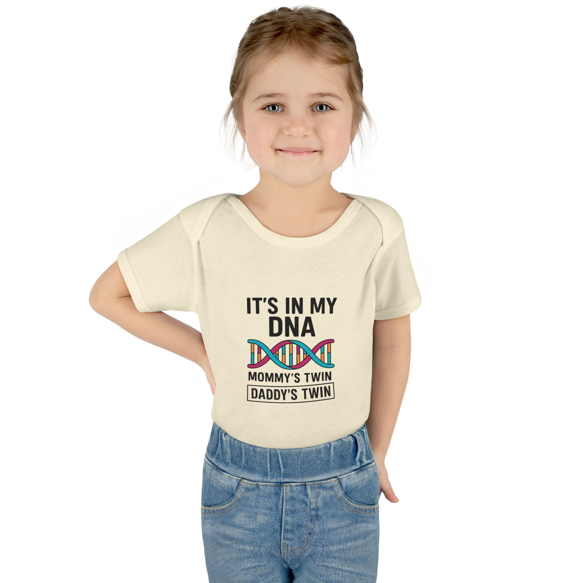 It’s in My DNA – Gender Reveal Baby Onesie (Unisex Bodysuit)