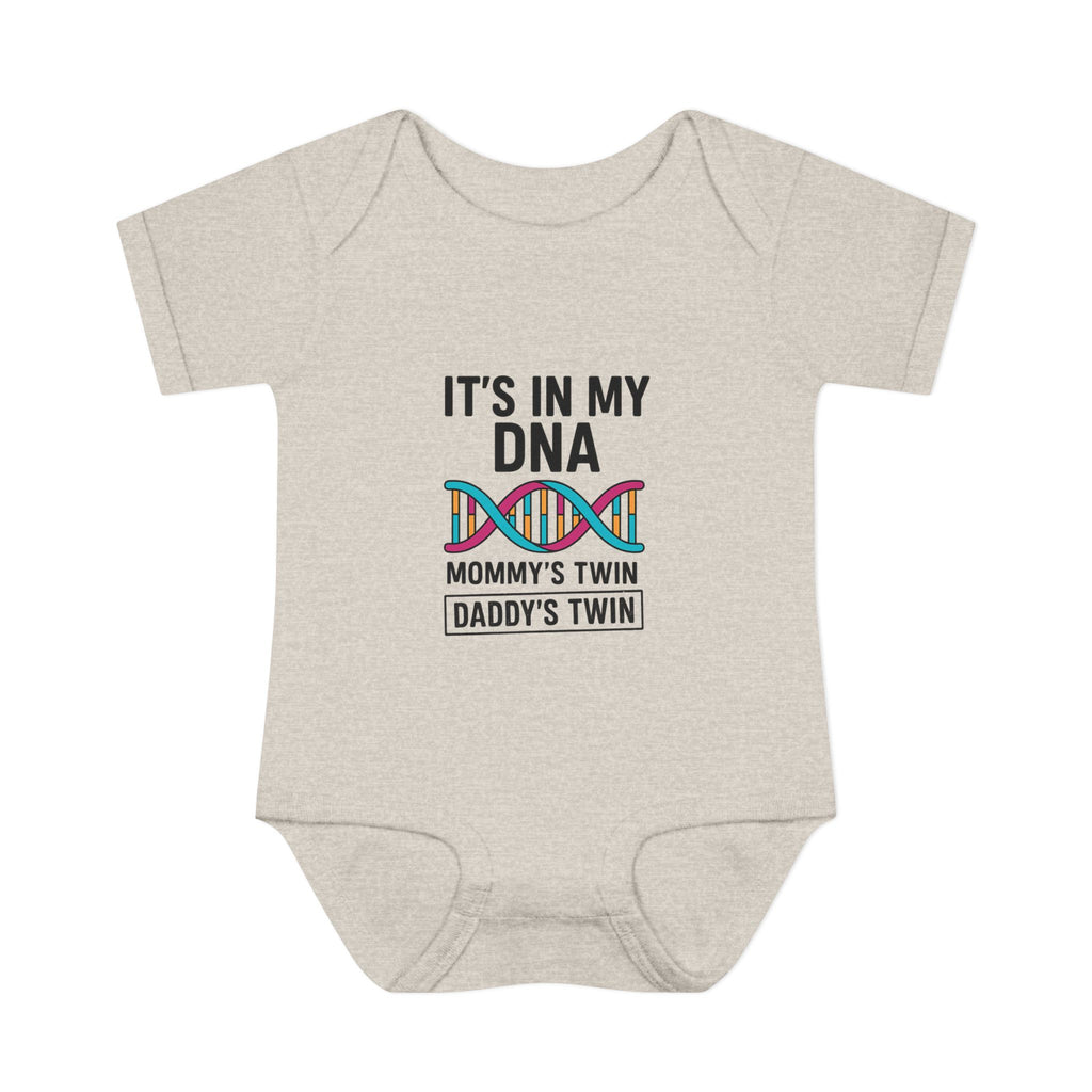 It’s in My DNA – Gender Reveal Baby Onesie (Unisex Bodysuit)