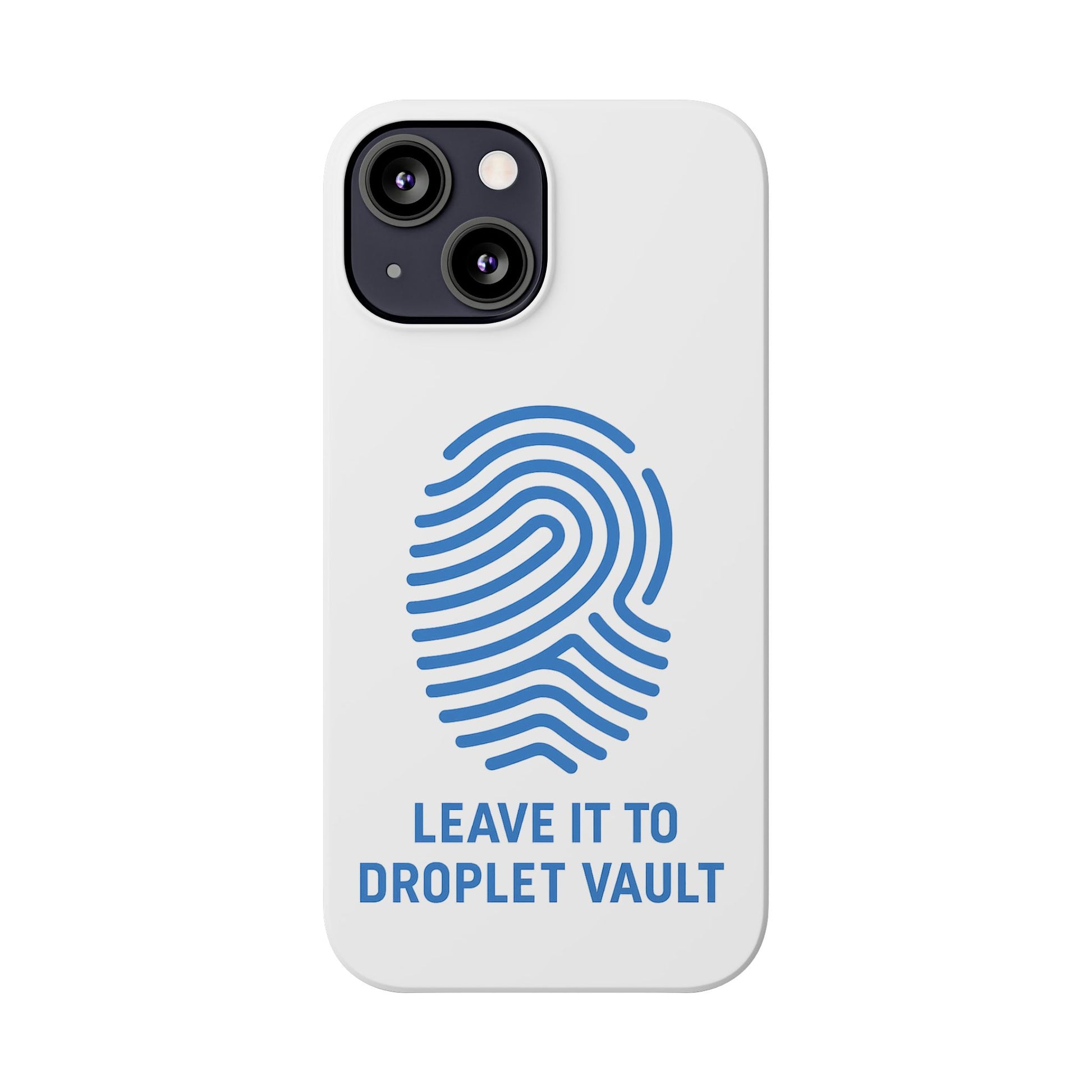Droplet Vault Fingerprint Phone Grip – DNA-Inspired Expandable Stand