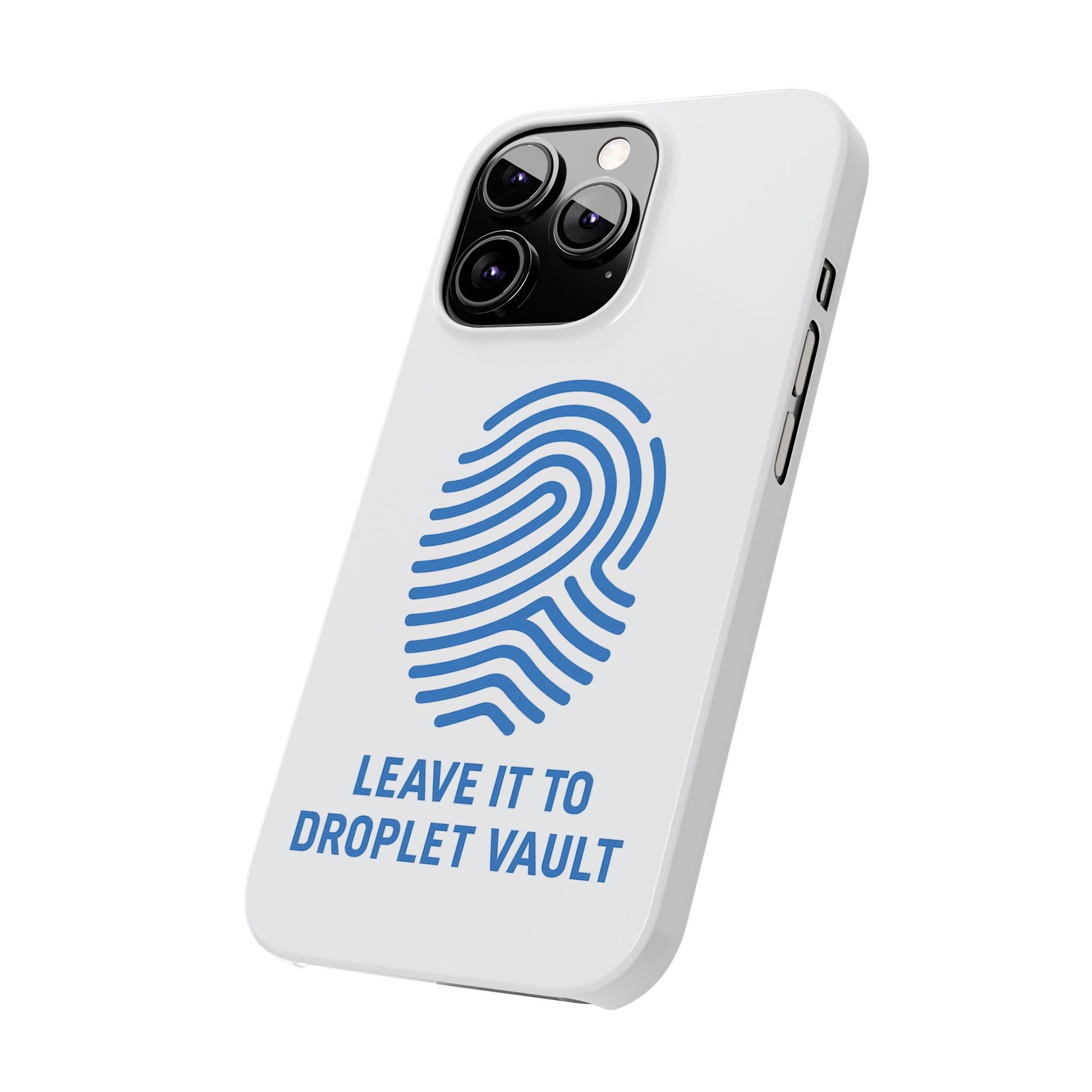 Droplet Vault Fingerprint Phone Grip – DNA-Inspired Expandable Stand