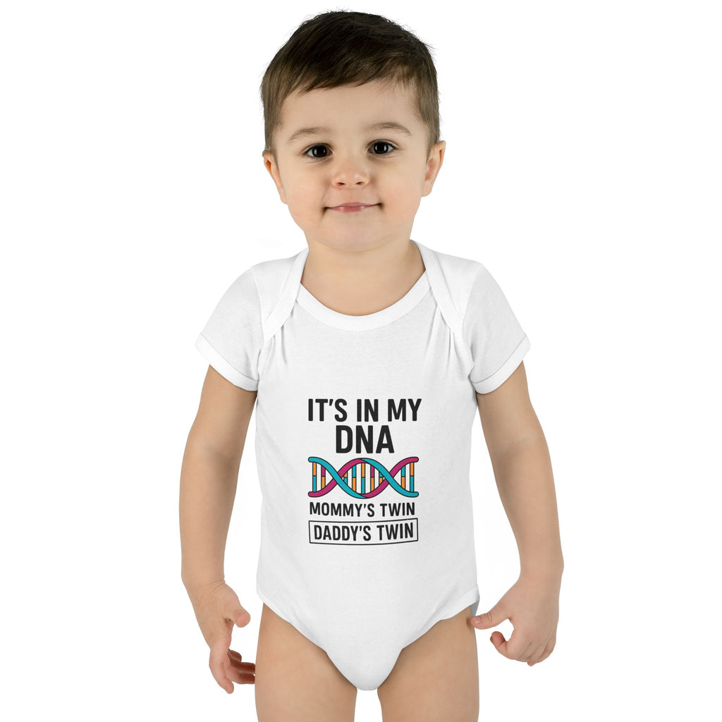 It’s in My DNA – Gender Reveal Baby Onesie (Unisex Bodysuit)