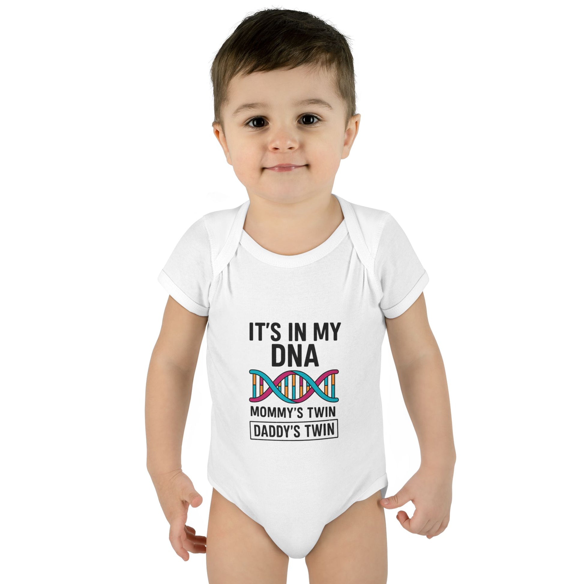 It’s in My DNA – Gender Reveal Baby Onesie (Unisex Bodysuit)