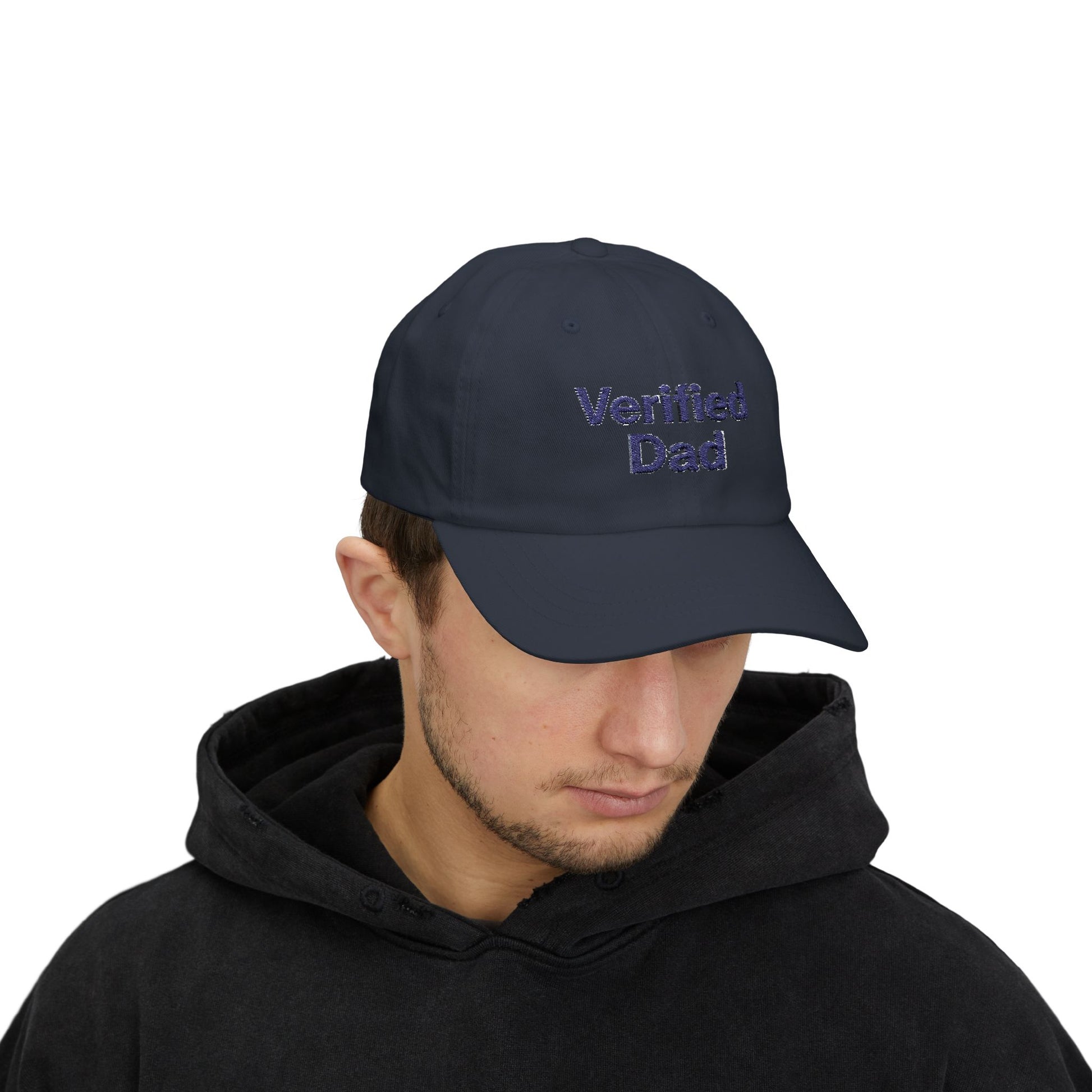 DNA Dad Cap – “Verified Dad” Embroidered Baseball Hat