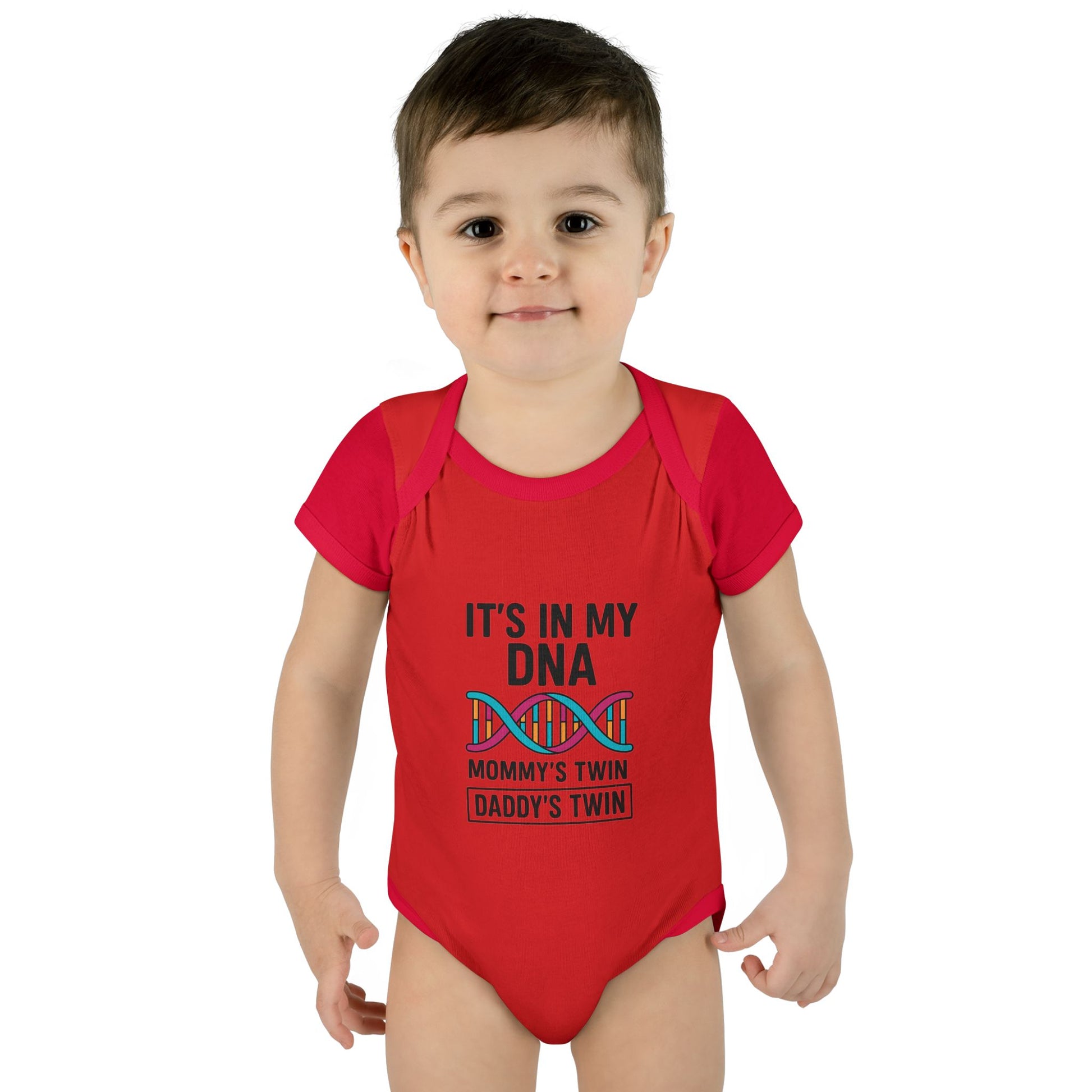It’s in My DNA – Gender Reveal Baby Onesie (Unisex Bodysuit)