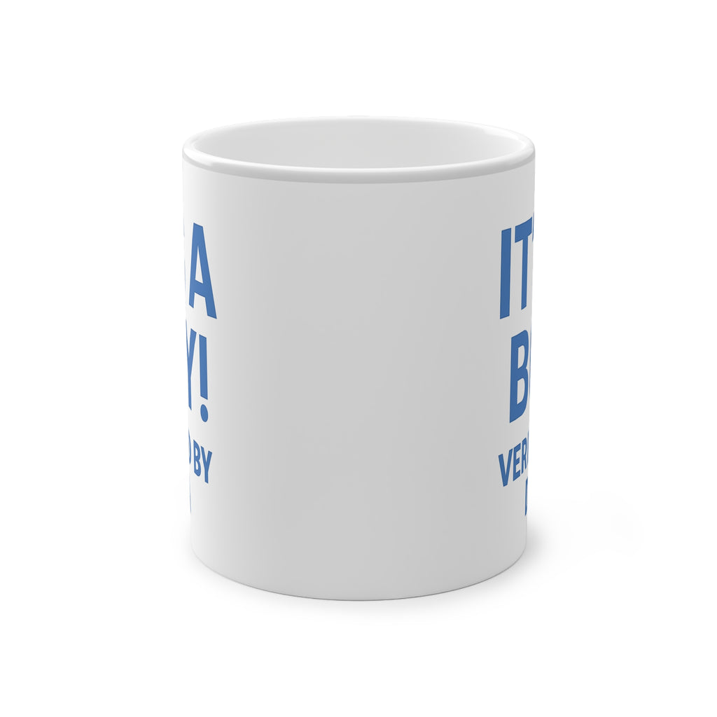 Magic Gender Reveal Mug – “It’s a Boy!” “Verified by DNA” Heat-Sensitive Cup (11oz)