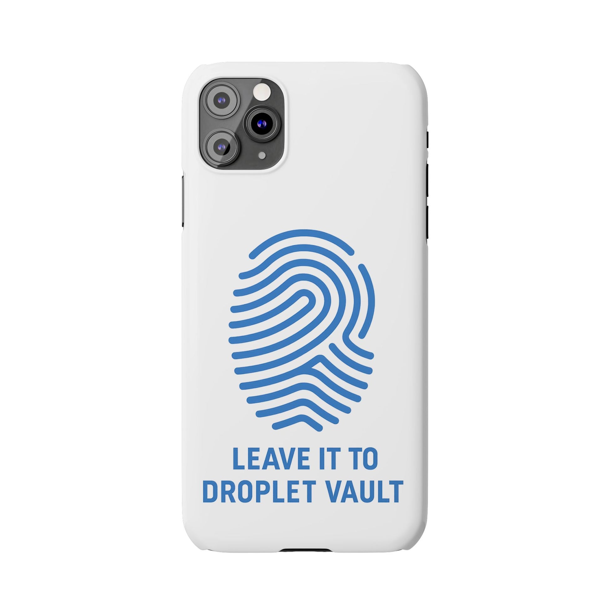 Droplet Vault Fingerprint Phone Grip – DNA-Inspired Expandable Stand