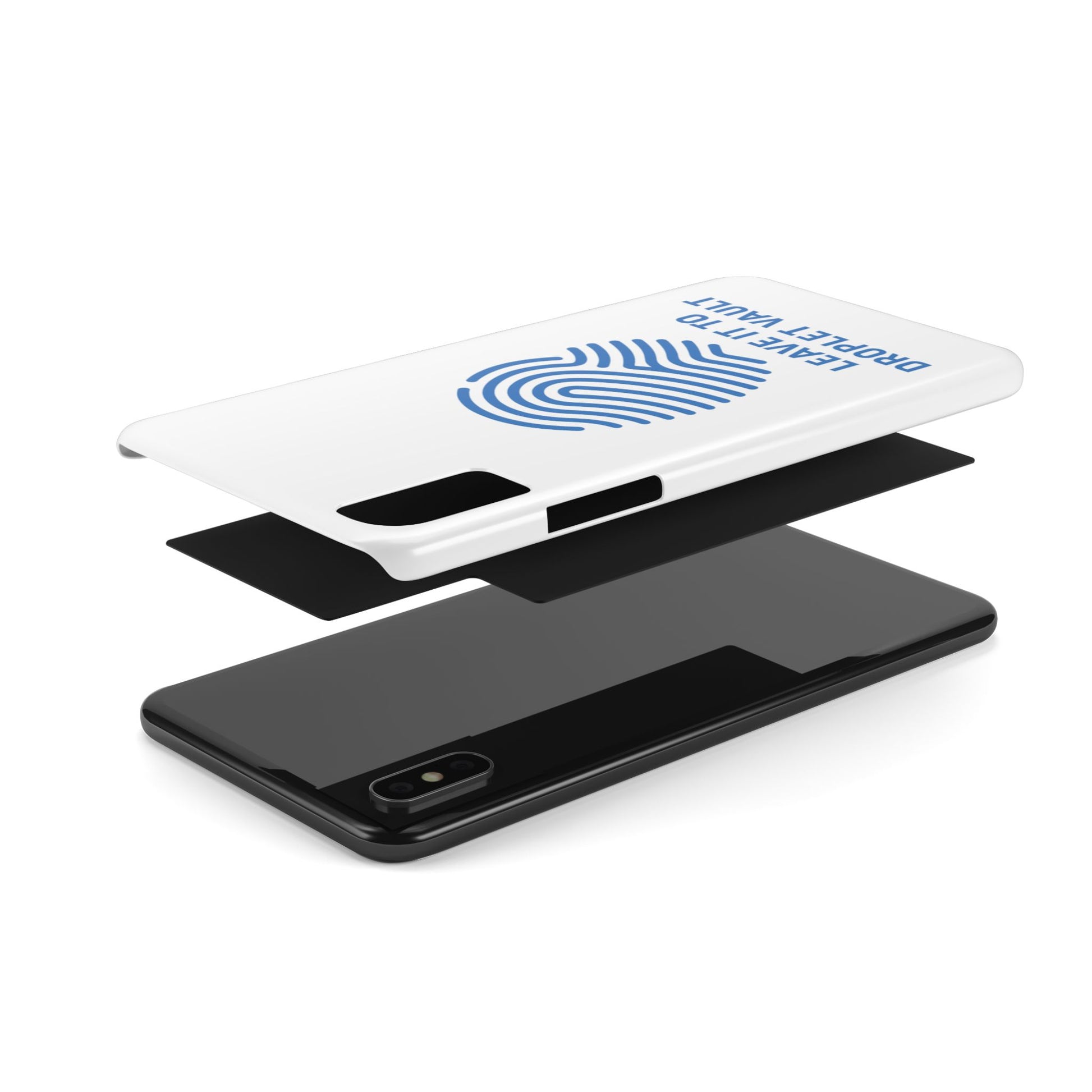 Droplet Vault Fingerprint Phone Grip – DNA-Inspired Expandable Stand