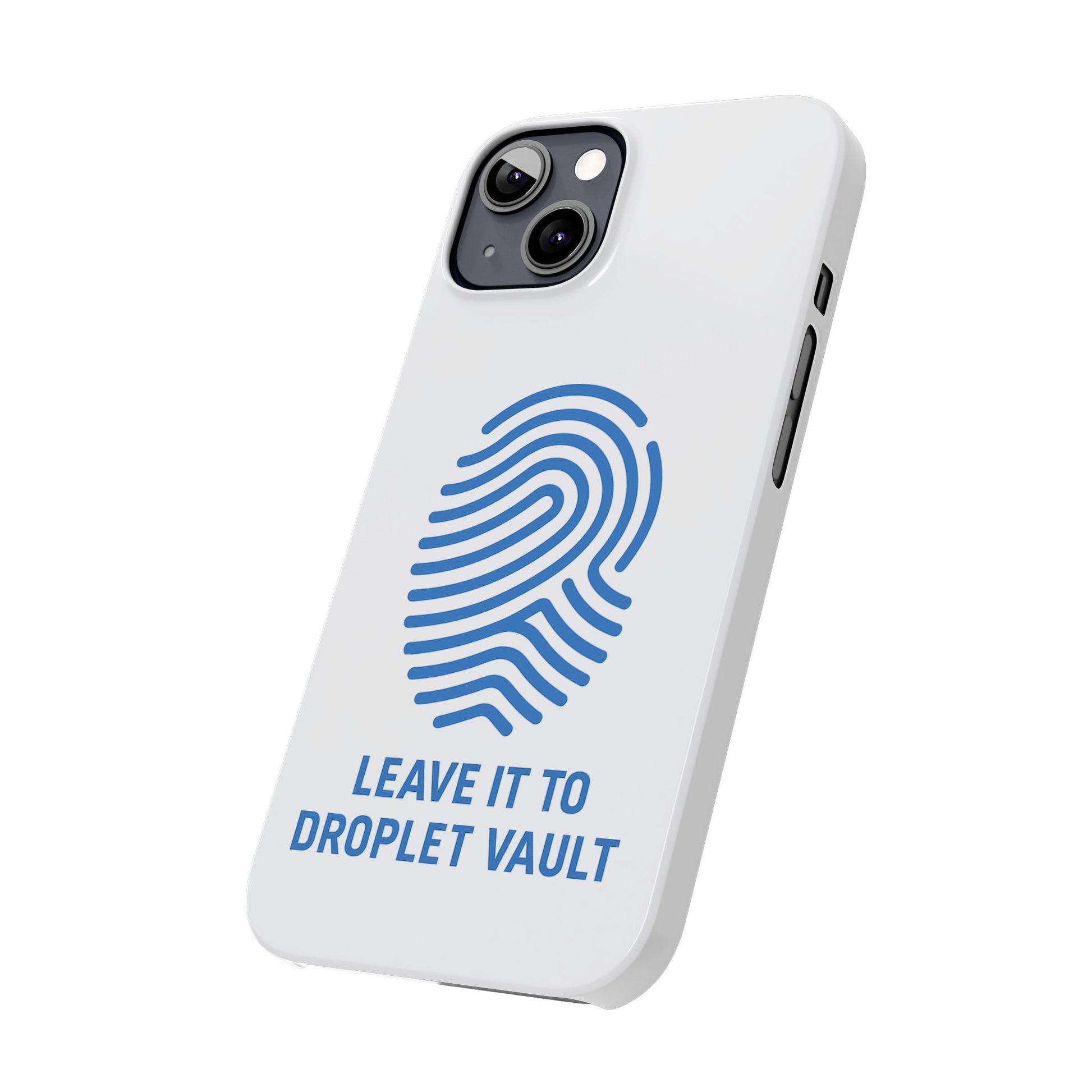 Droplet Vault Fingerprint Phone Grip – DNA-Inspired Expandable Stand