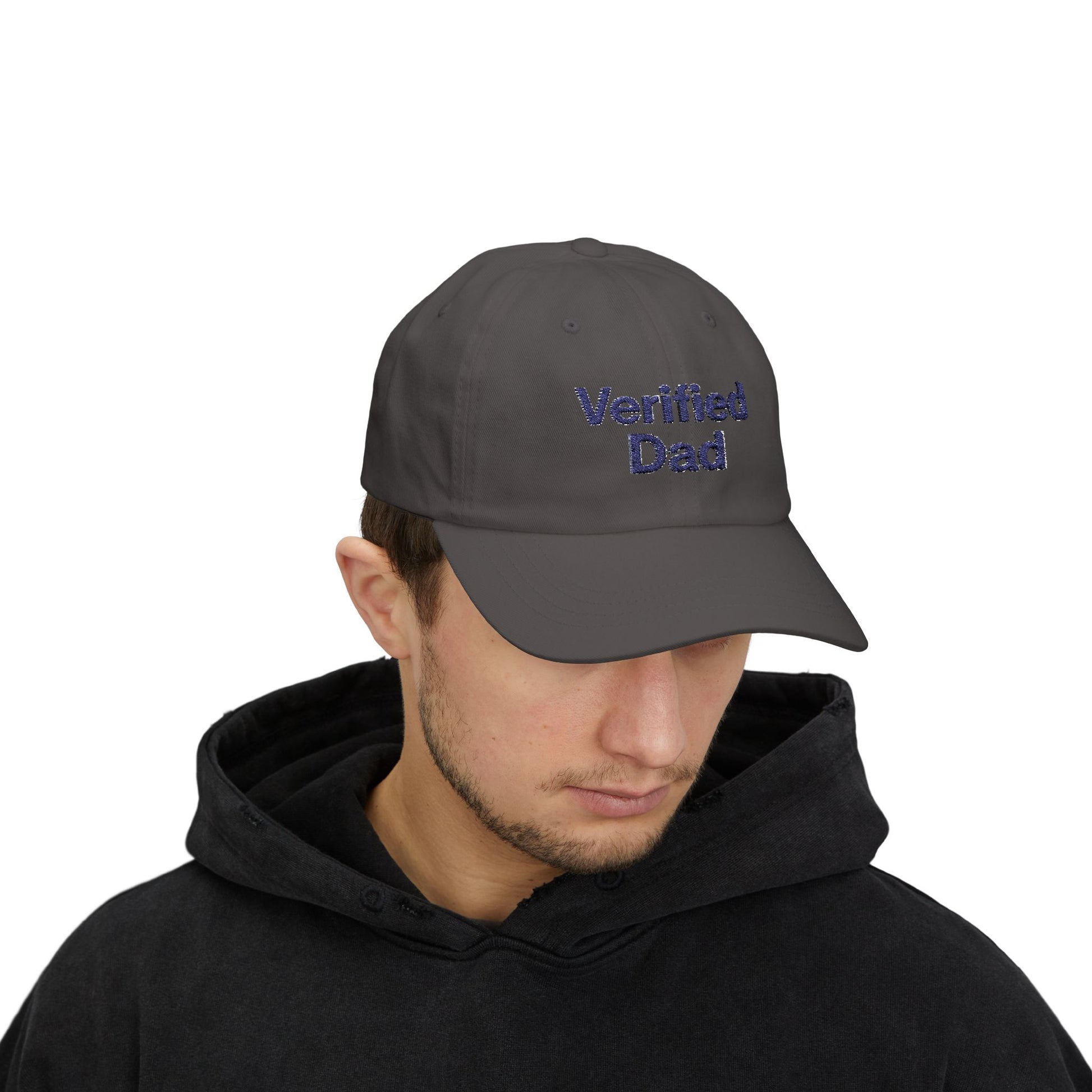 DNA Dad Cap – “Verified Dad” Embroidered Baseball Hat