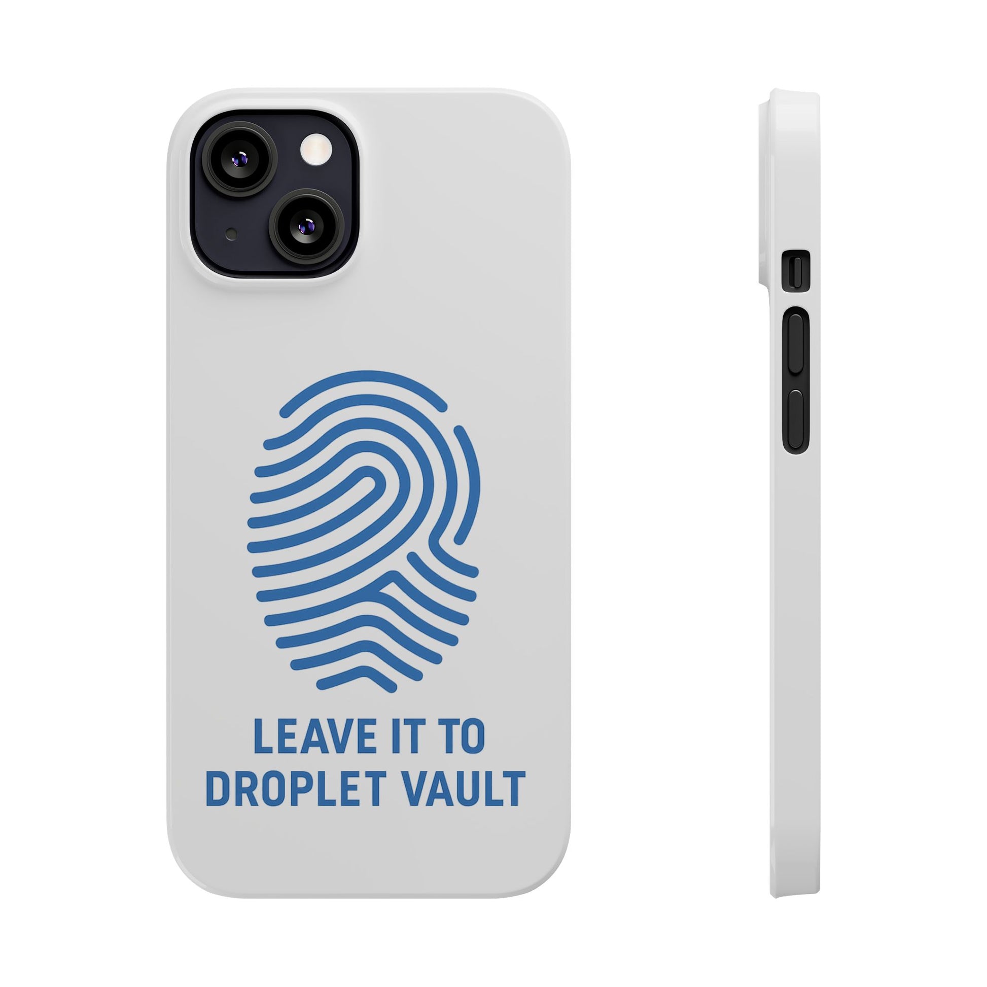 Droplet Vault Fingerprint Phone Grip – DNA-Inspired Expandable Stand