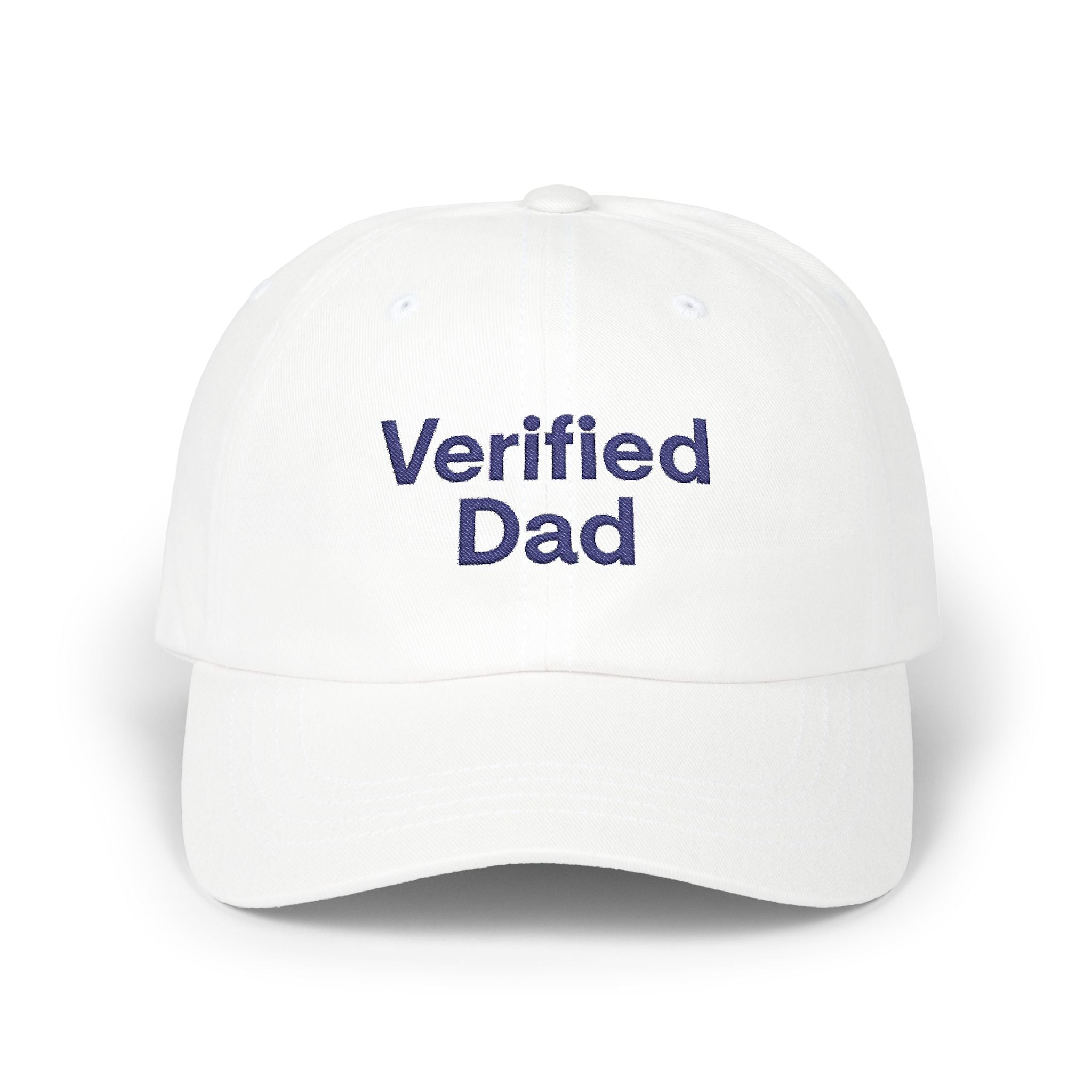 DNA Dad Cap – “Verified Dad” Embroidered Baseball Hat