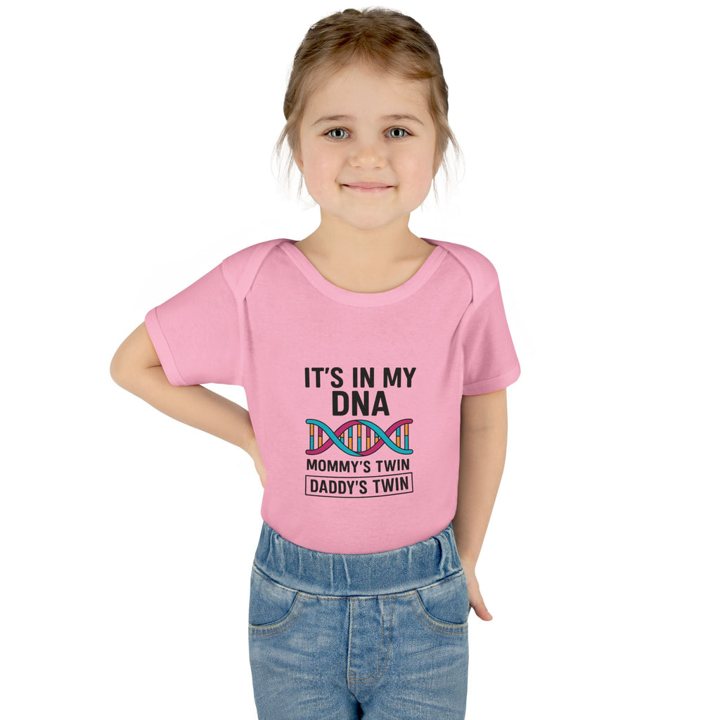It’s in My DNA – Gender Reveal Baby Onesie (Unisex Bodysuit)