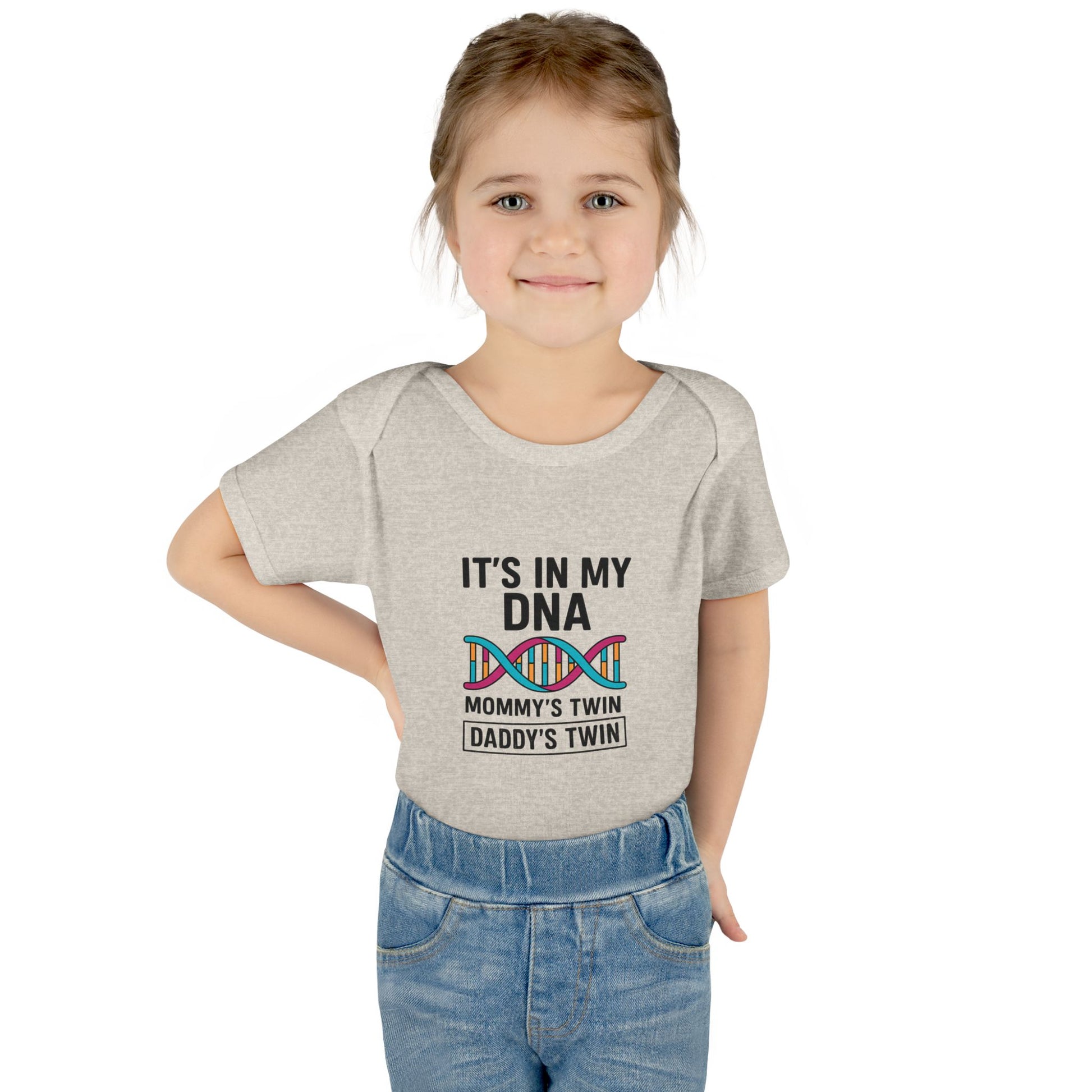 It’s in My DNA – Gender Reveal Baby Onesie (Unisex Bodysuit)