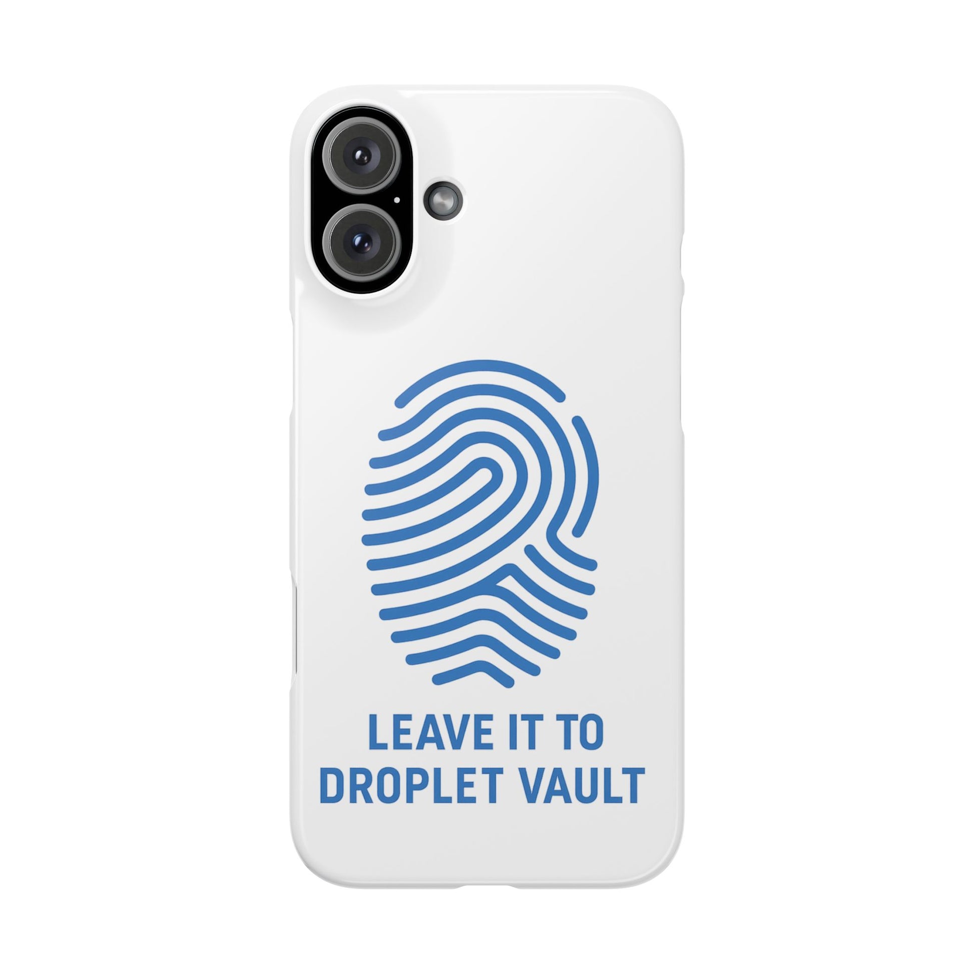 Droplet Vault Fingerprint Phone Grip – DNA-Inspired Expandable Stand