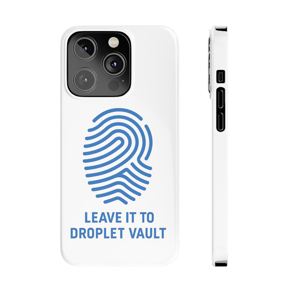 Droplet Vault Fingerprint Phone Grip – DNA-Inspired Expandable Stand