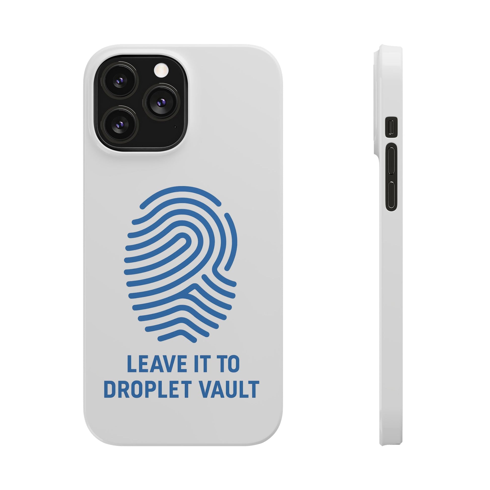 Droplet Vault Fingerprint Phone Grip – DNA-Inspired Expandable Stand