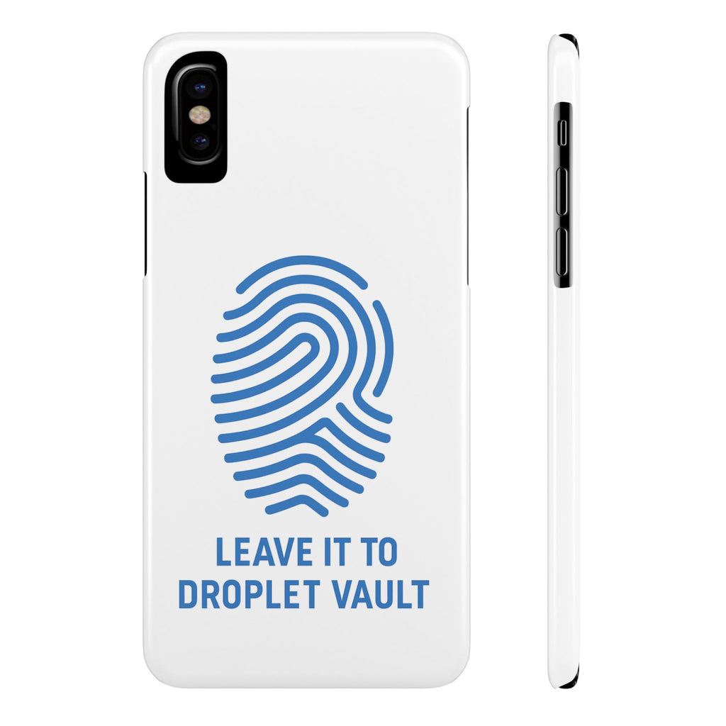 Droplet Vault Fingerprint Phone Grip – DNA-Inspired Expandable Stand