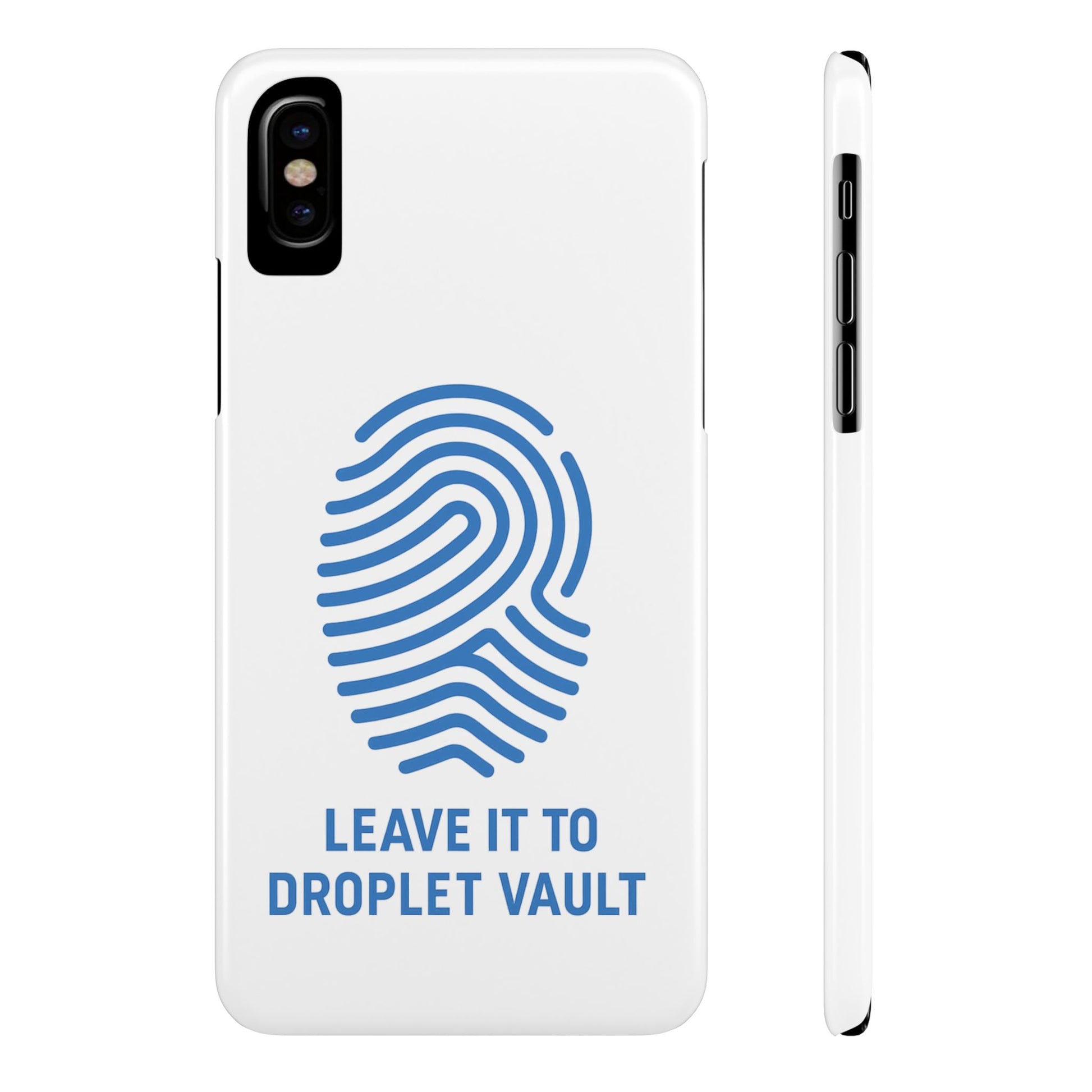 Droplet Vault Fingerprint Phone Grip – DNA-Inspired Expandable Stand