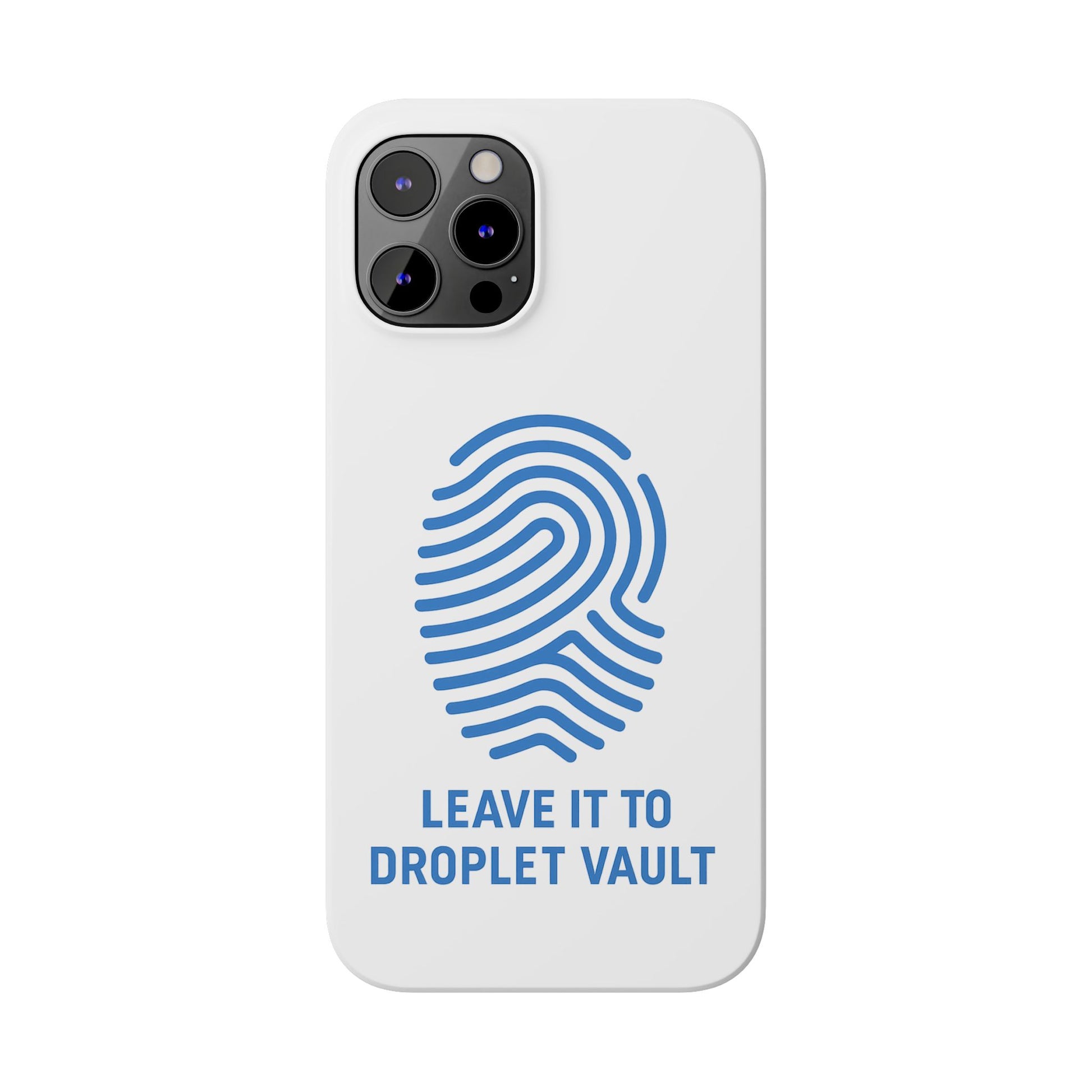 Droplet Vault Fingerprint Phone Grip – DNA-Inspired Expandable Stand
