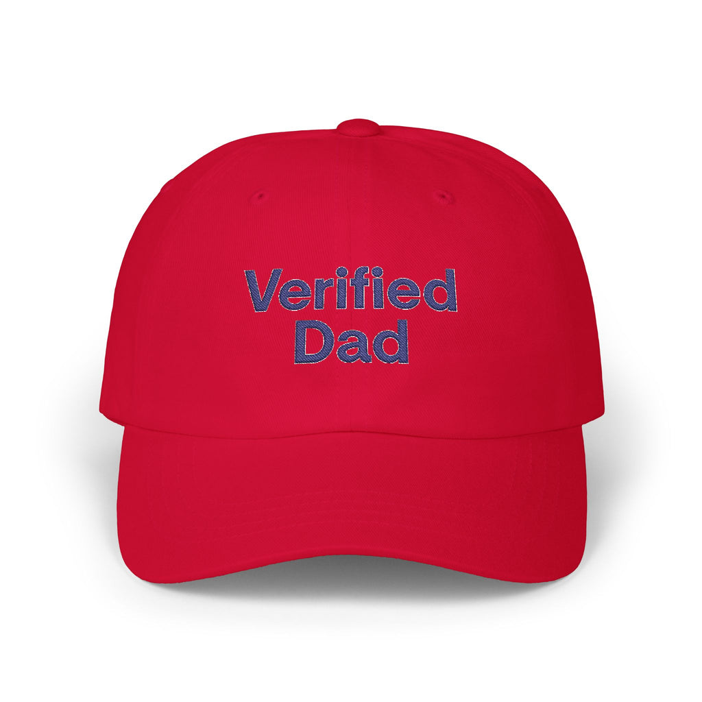 DNA Dad Cap – “Verified Dad” Embroidered Baseball Hat