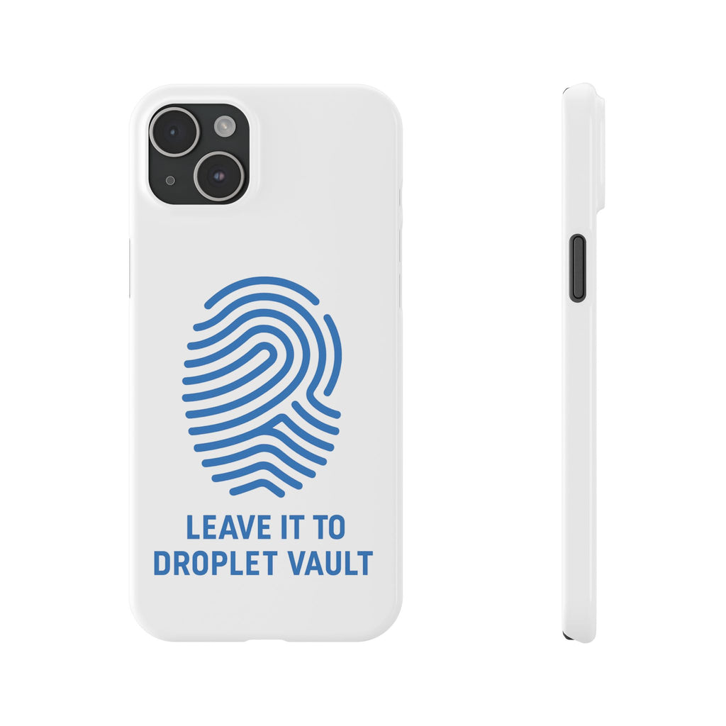Droplet Vault Fingerprint Phone Grip – DNA-Inspired Expandable Stand