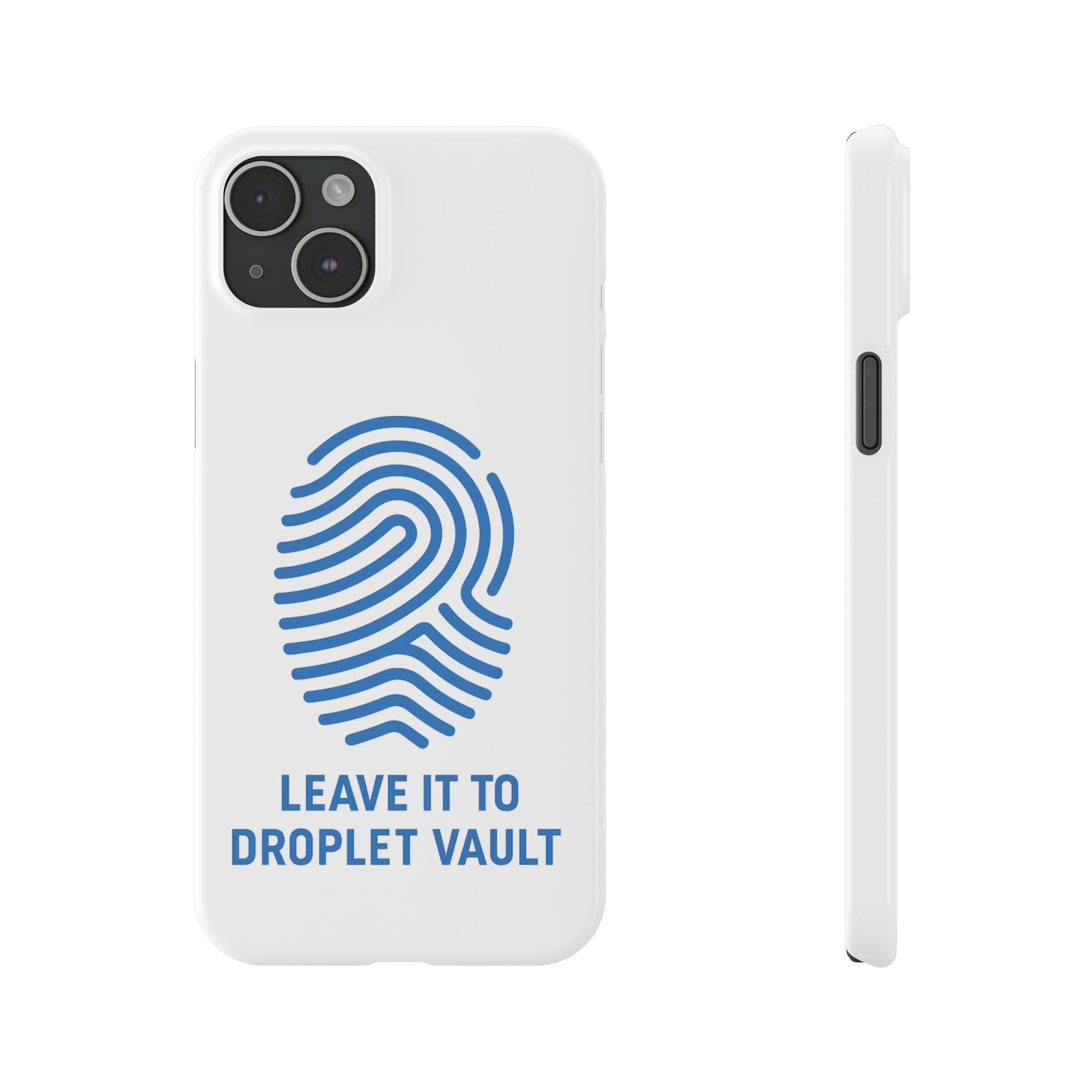 Droplet Vault Fingerprint Phone Grip – DNA-Inspired Expandable Stand