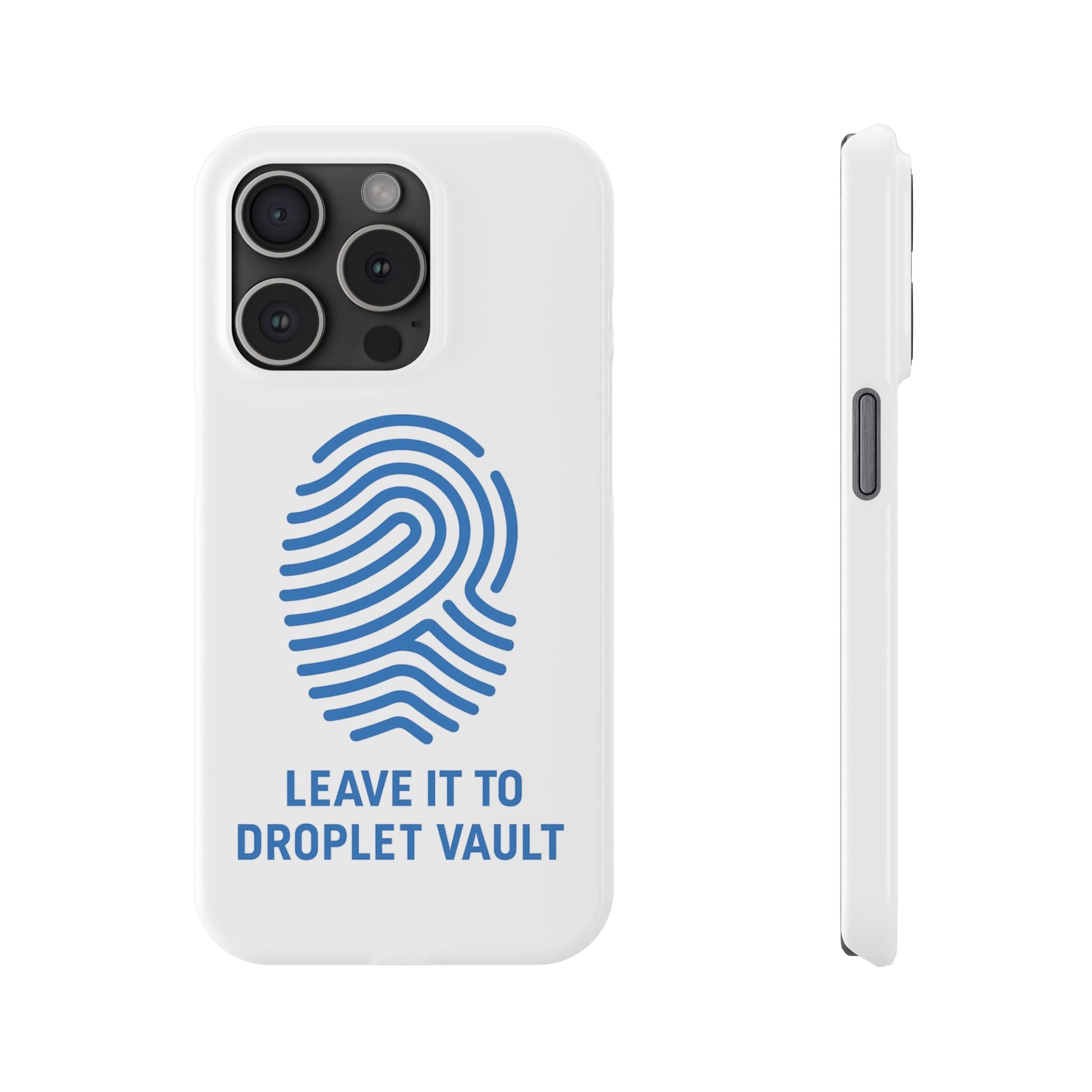 Droplet Vault Fingerprint Phone Grip – DNA-Inspired Expandable Stand