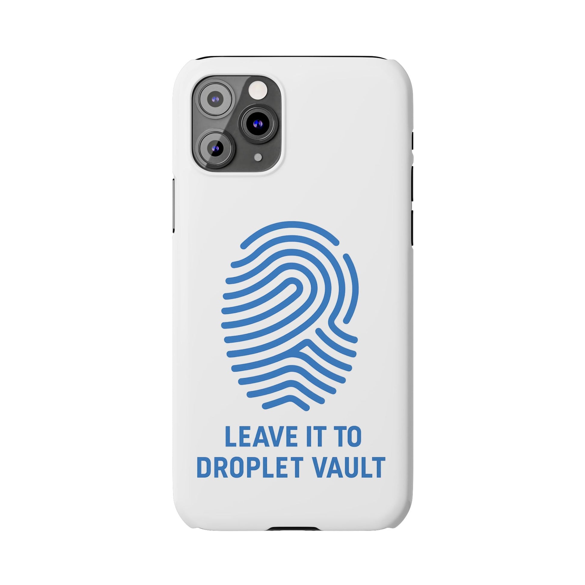 Droplet Vault Fingerprint Phone Grip – DNA-Inspired Expandable Stand