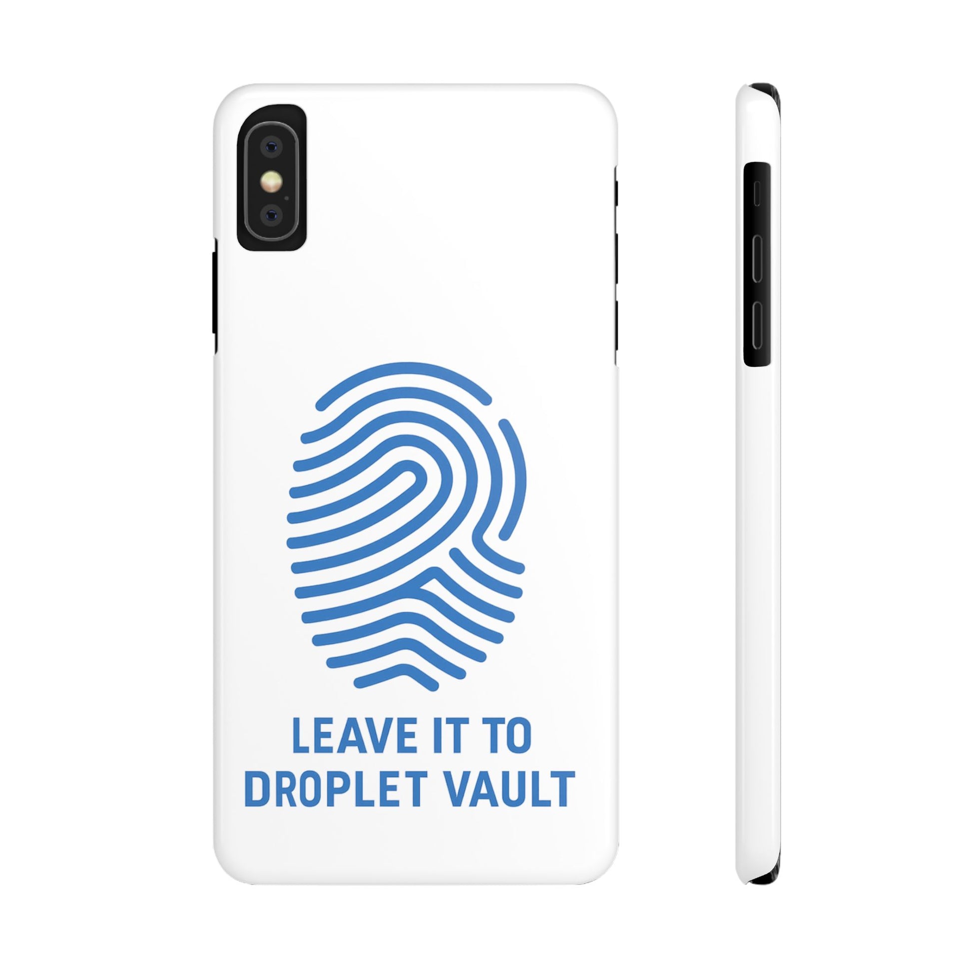 Droplet Vault Fingerprint Phone Grip – DNA-Inspired Expandable Stand