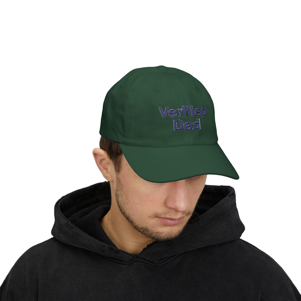 DNA Dad Cap – “Verified Dad” Embroidered Baseball Hat