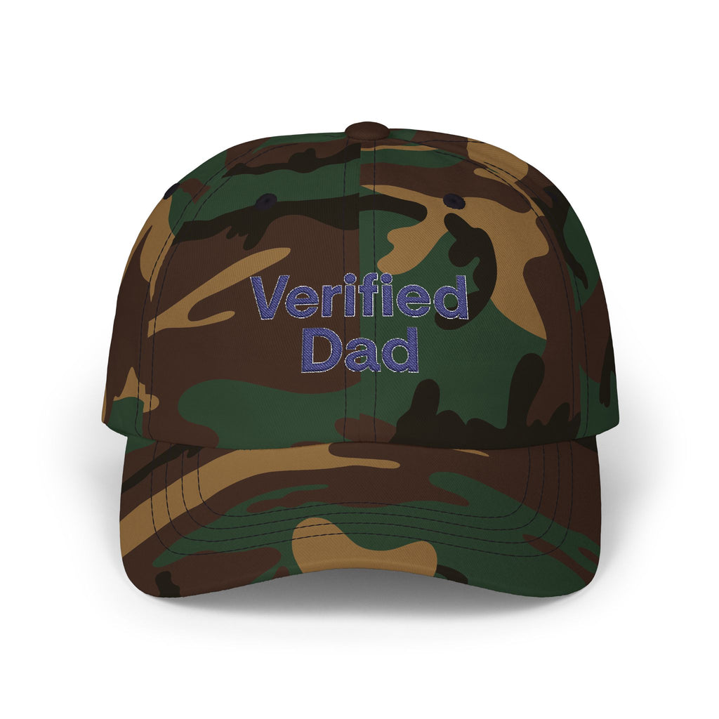 DNA Dad Cap – “Verified Dad” Embroidered Baseball Hat