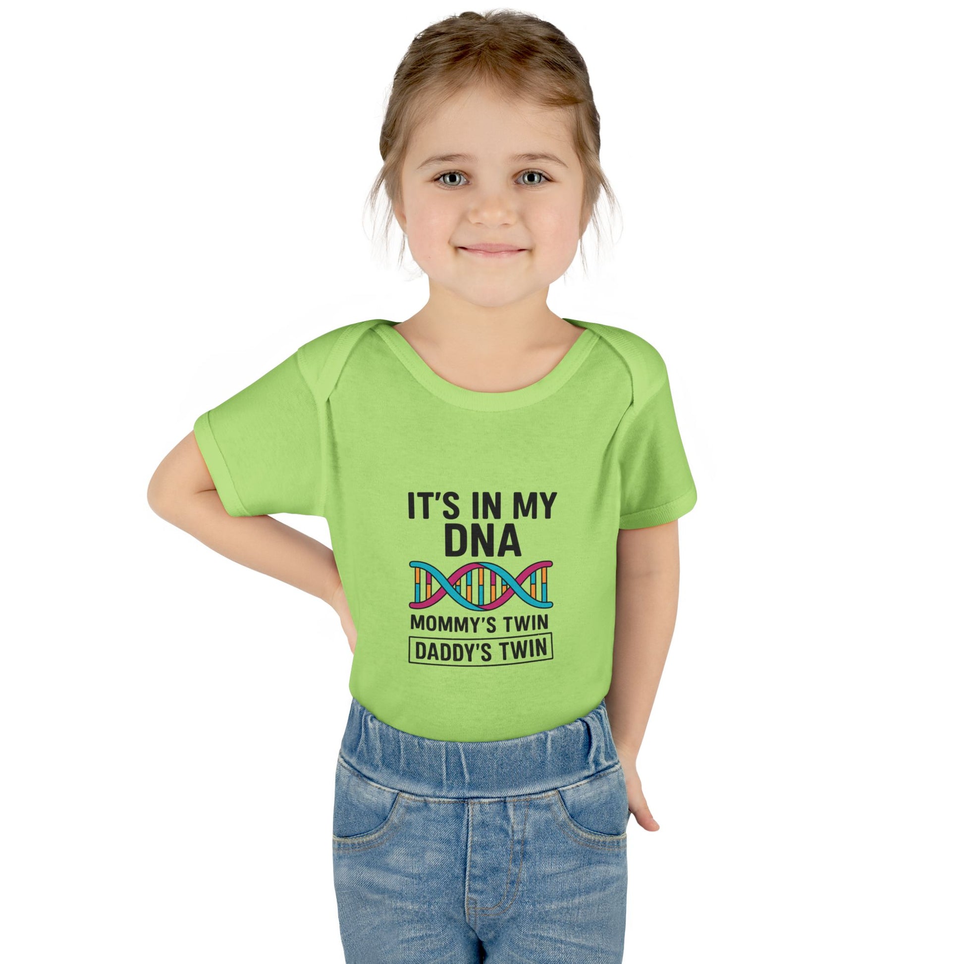 It’s in My DNA – Gender Reveal Baby Onesie (Unisex Bodysuit)