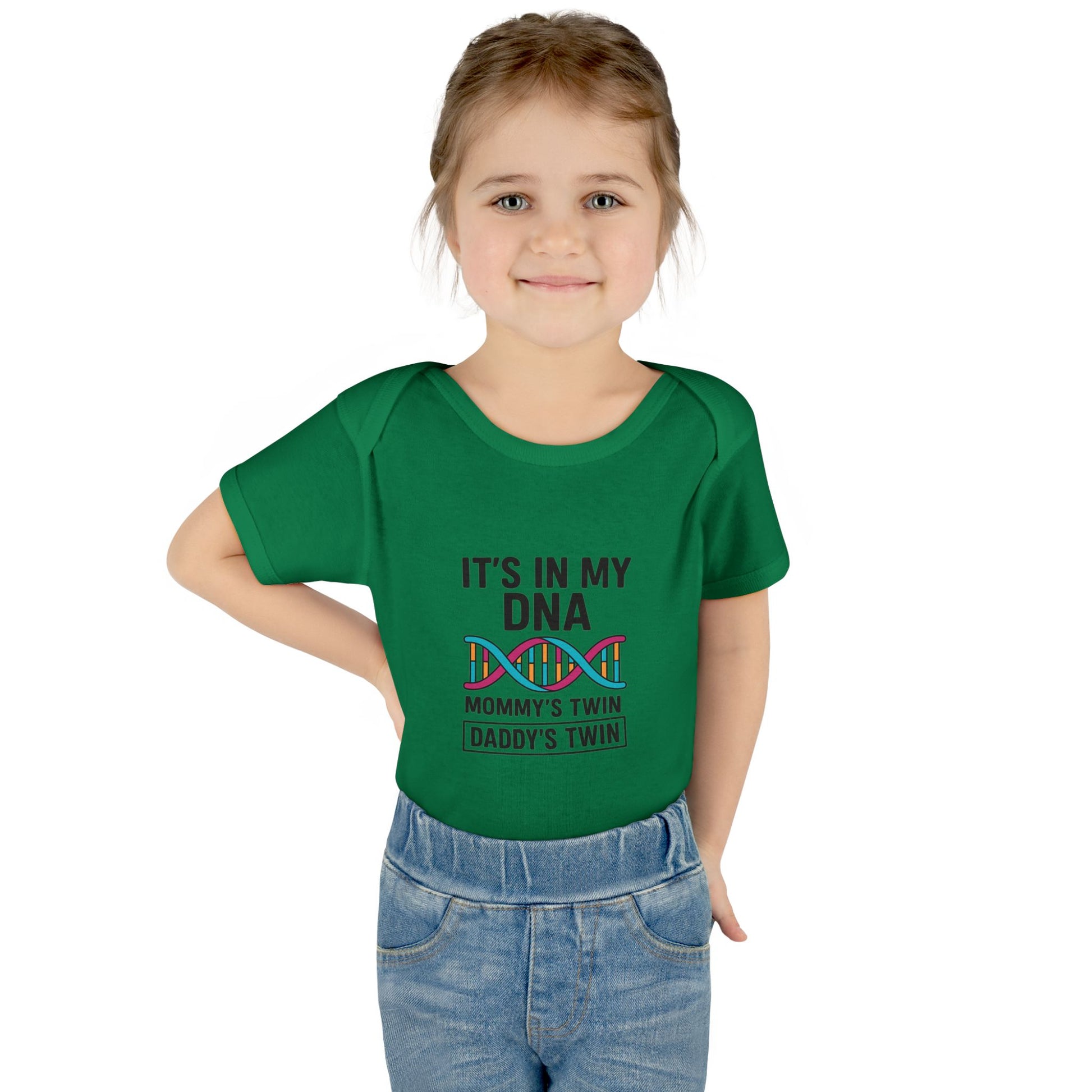 It’s in My DNA – Gender Reveal Baby Onesie (Unisex Bodysuit)
