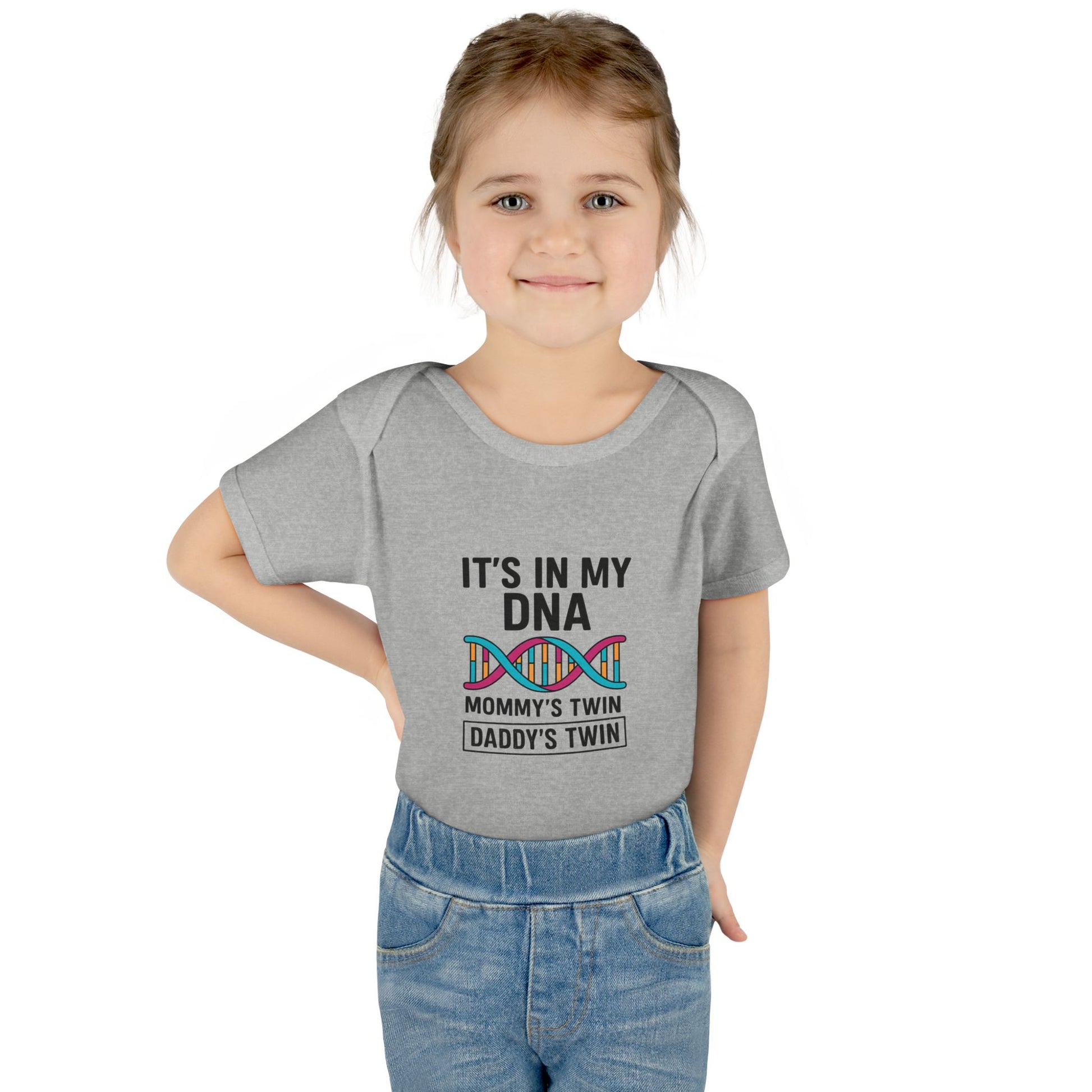 It’s in My DNA – Gender Reveal Baby Onesie (Unisex Bodysuit)