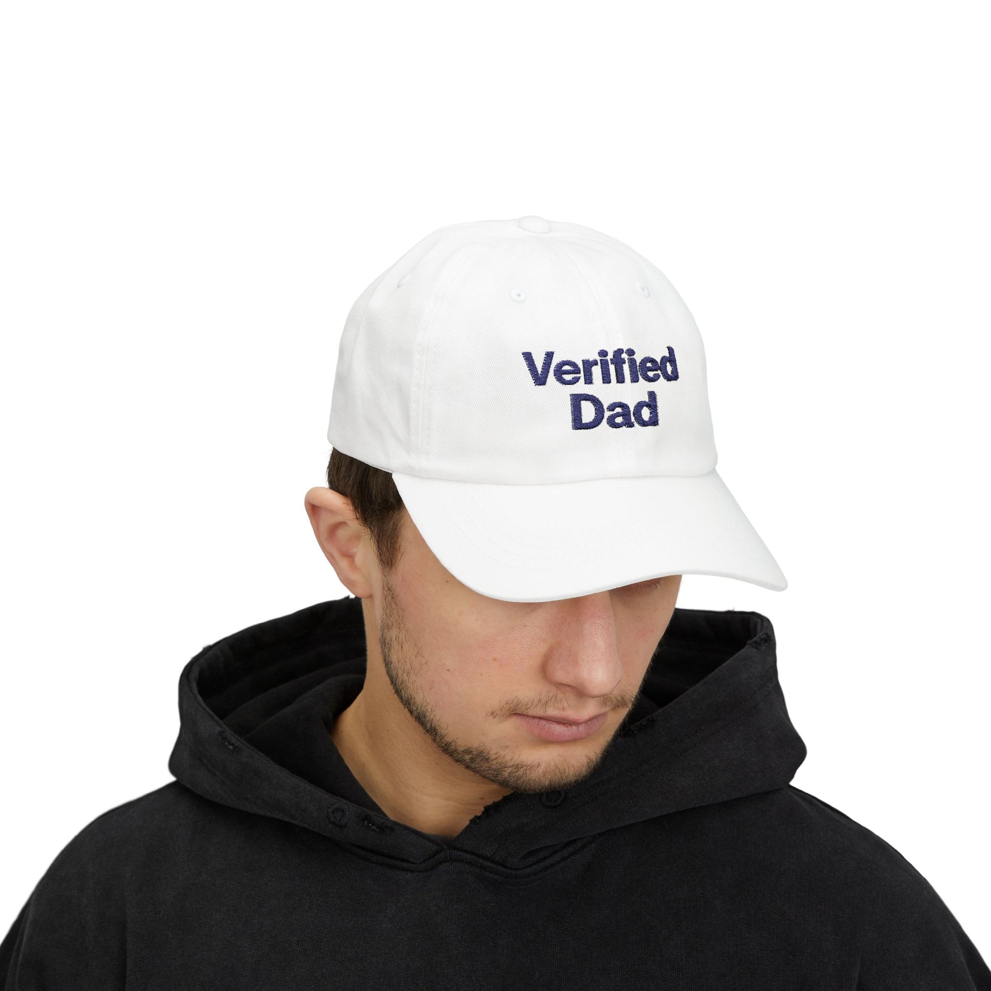 DNA Dad Cap – “Verified Dad” Embroidered Baseball Hat