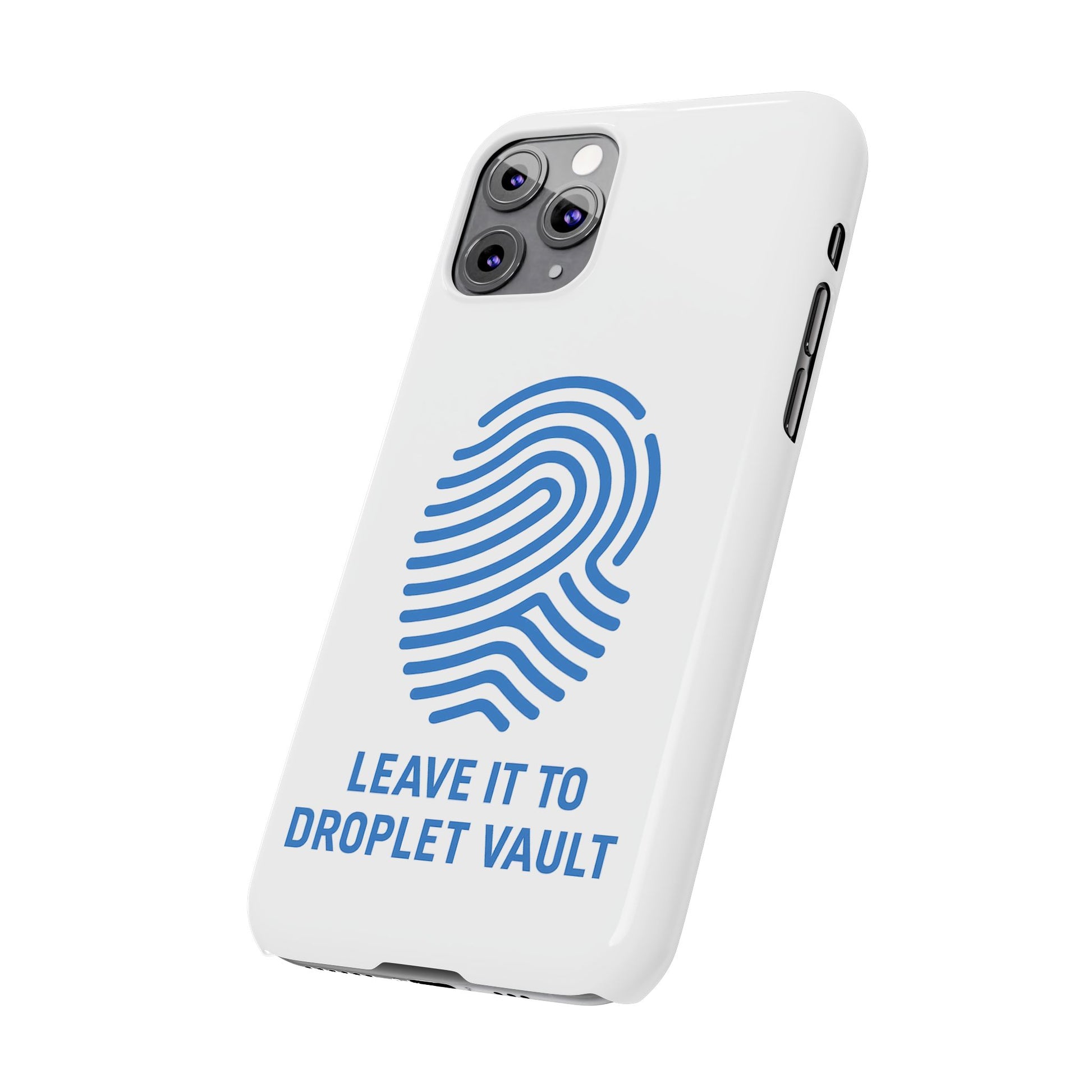 Droplet Vault Fingerprint Phone Grip – DNA-Inspired Expandable Stand