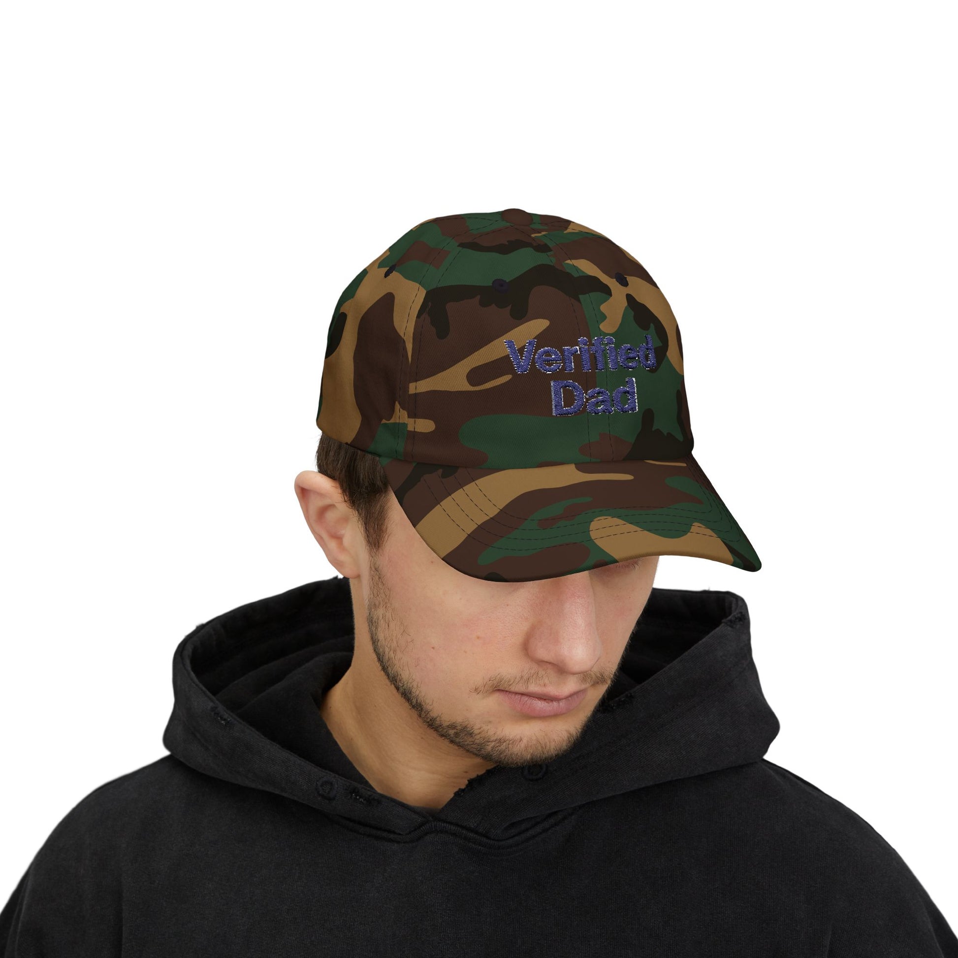 DNA Dad Cap – “Verified Dad” Embroidered Baseball Hat