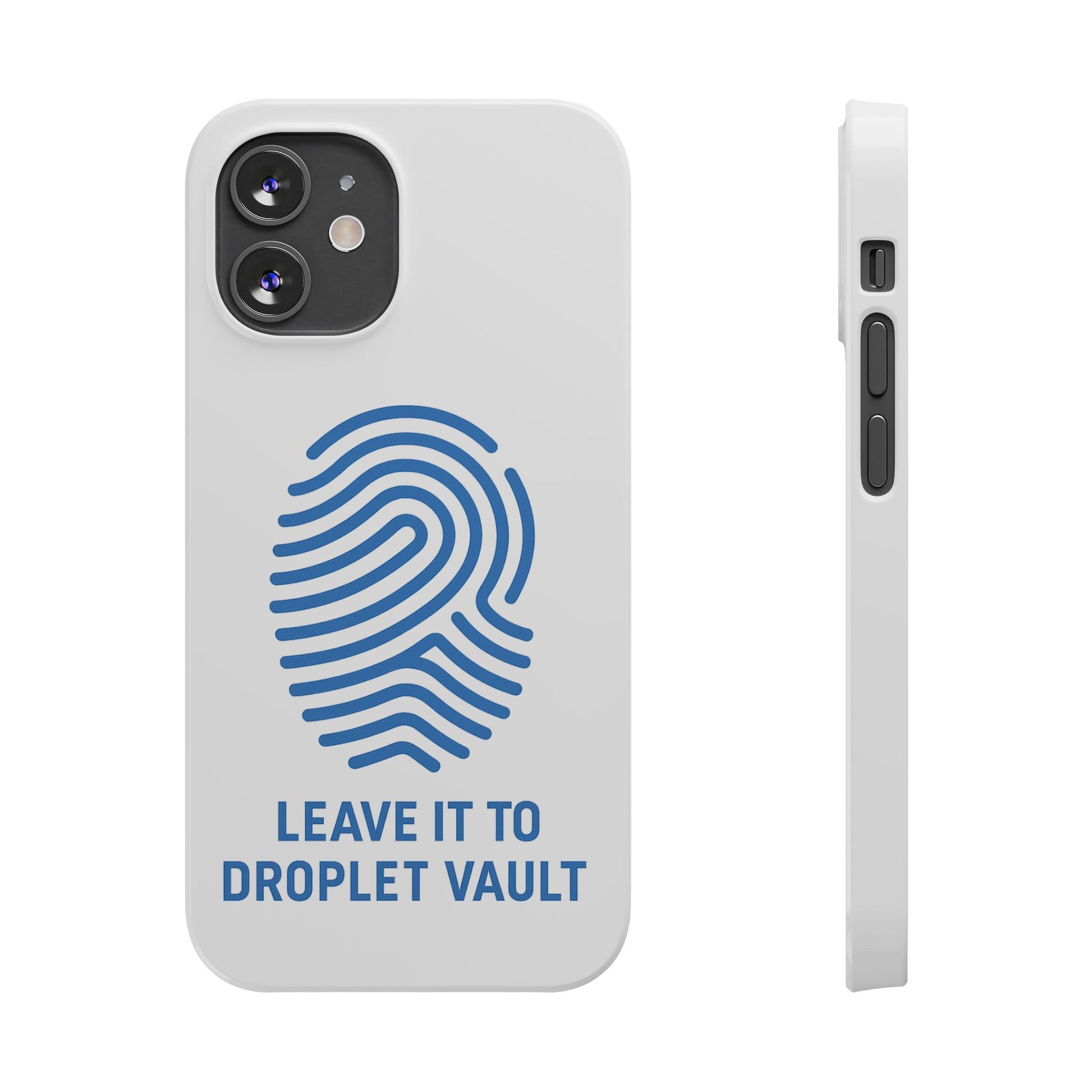 Droplet Vault Fingerprint Phone Grip – DNA-Inspired Expandable Stand