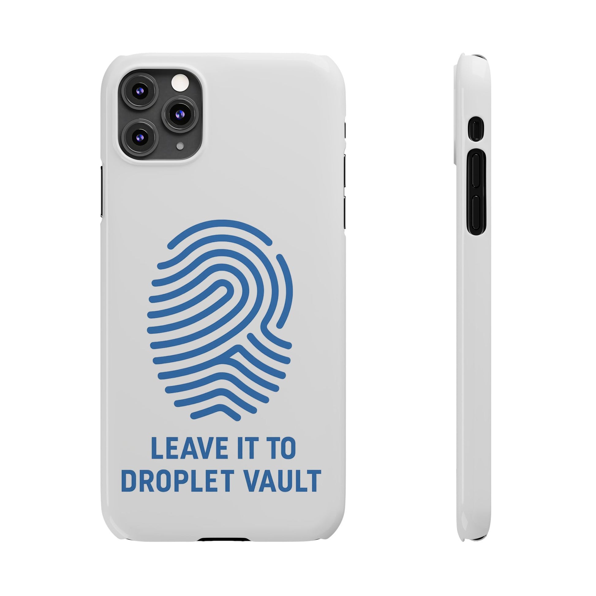 Droplet Vault Fingerprint Phone Grip – DNA-Inspired Expandable Stand