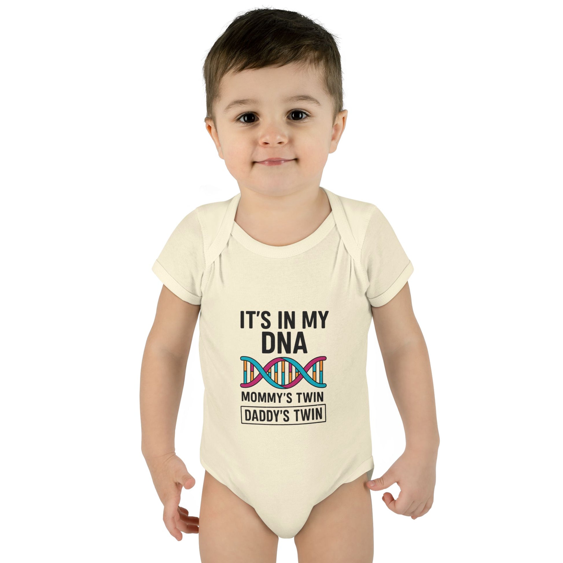 It’s in My DNA – Gender Reveal Baby Onesie (Unisex Bodysuit)