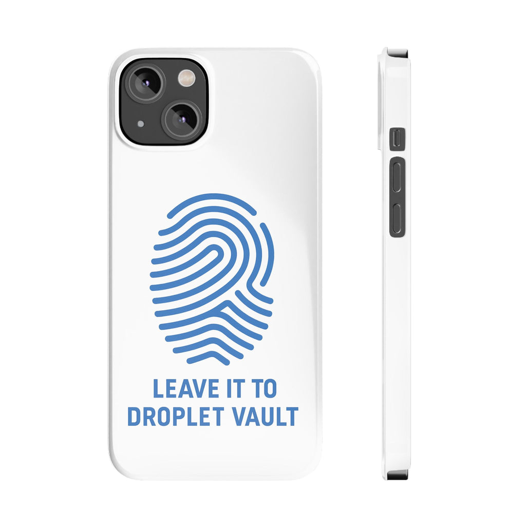 Droplet Vault Fingerprint Phone Grip – DNA-Inspired Expandable Stand
