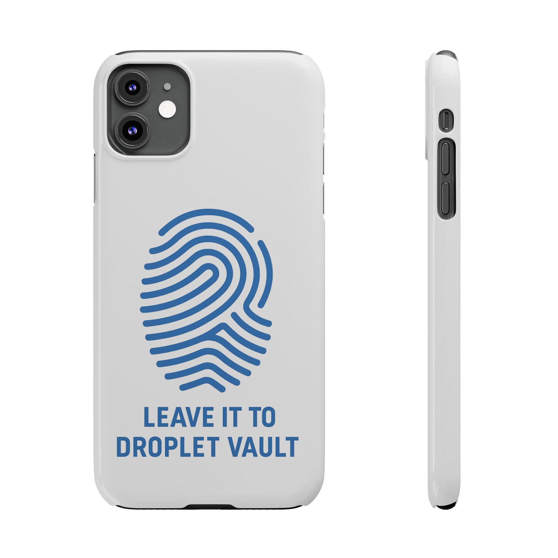 Droplet Vault Fingerprint Phone Grip – DNA-Inspired Expandable Stand