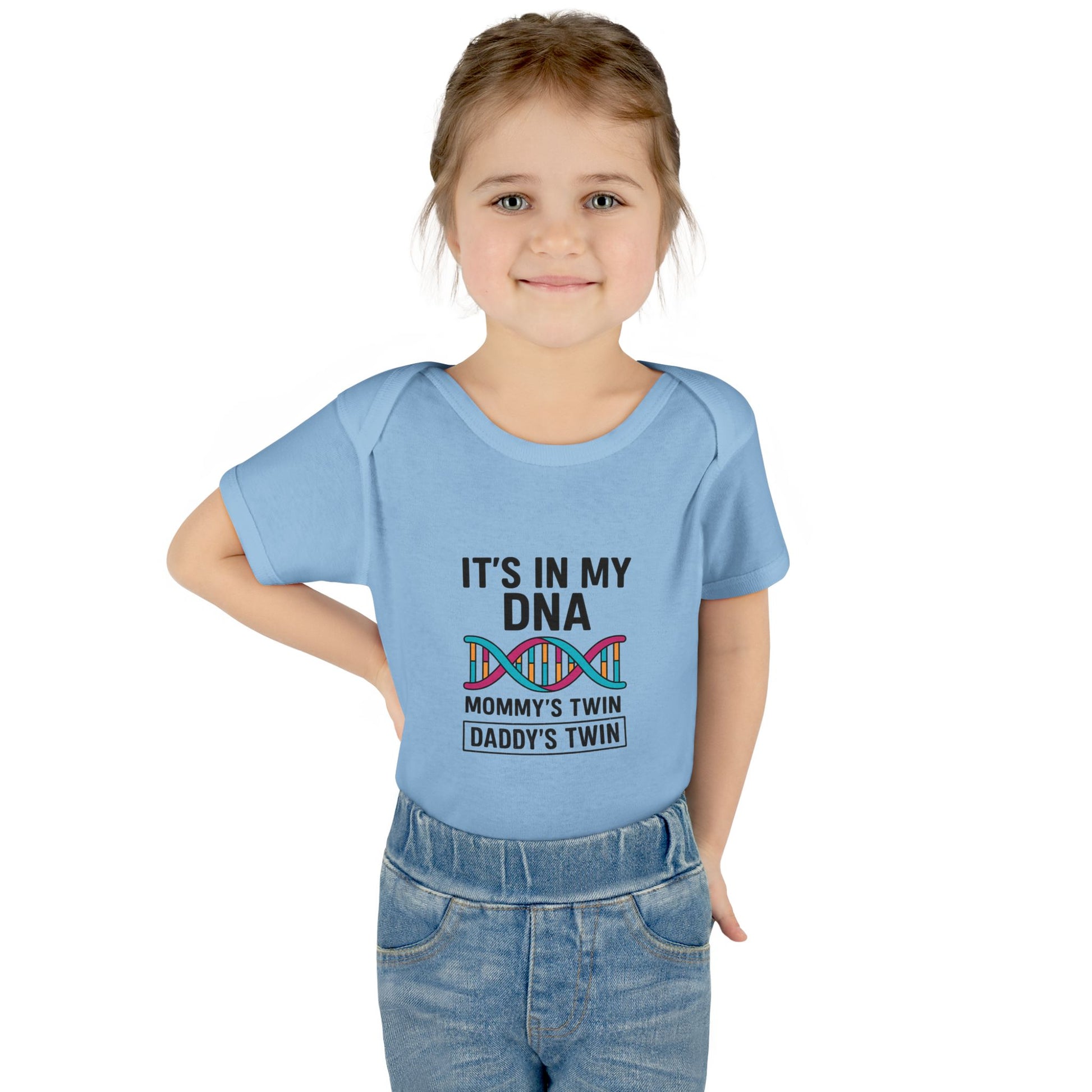 It’s in My DNA – Gender Reveal Baby Onesie (Unisex Bodysuit)