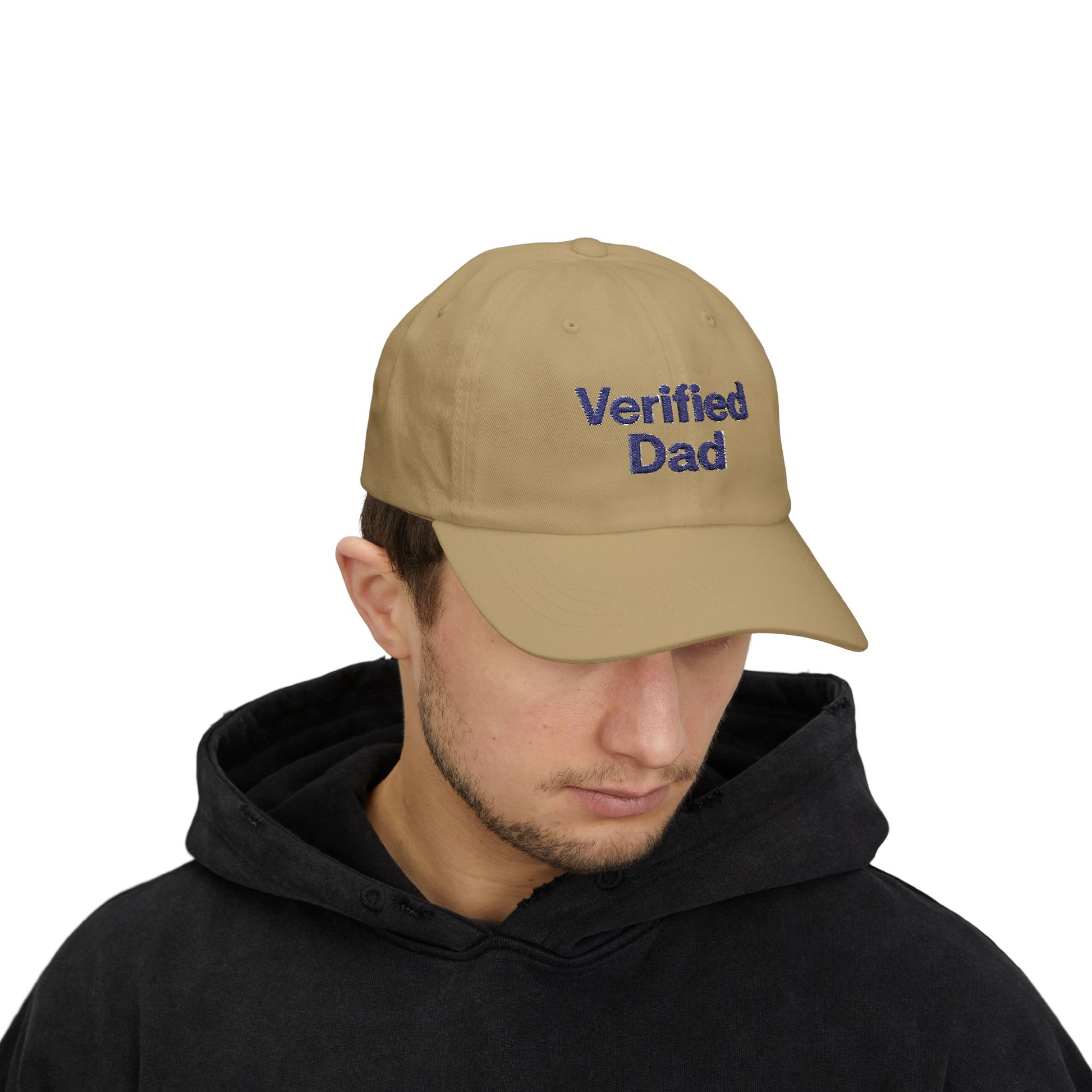 DNA Dad Cap – “Verified Dad” Embroidered Baseball Hat