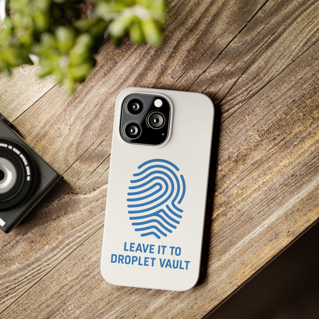Droplet Vault Fingerprint Phone Grip – DNA-Inspired Expandable Stand